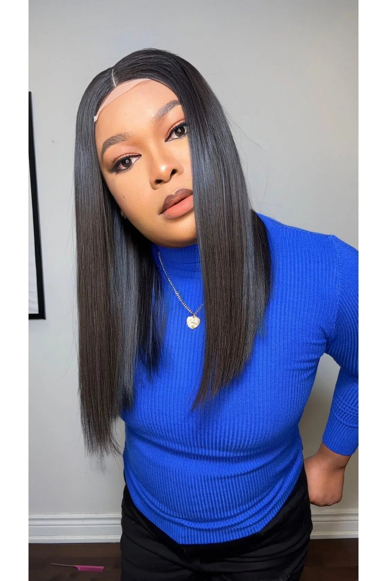 RAW SE LACE CLOSURE LONG BOB WIG