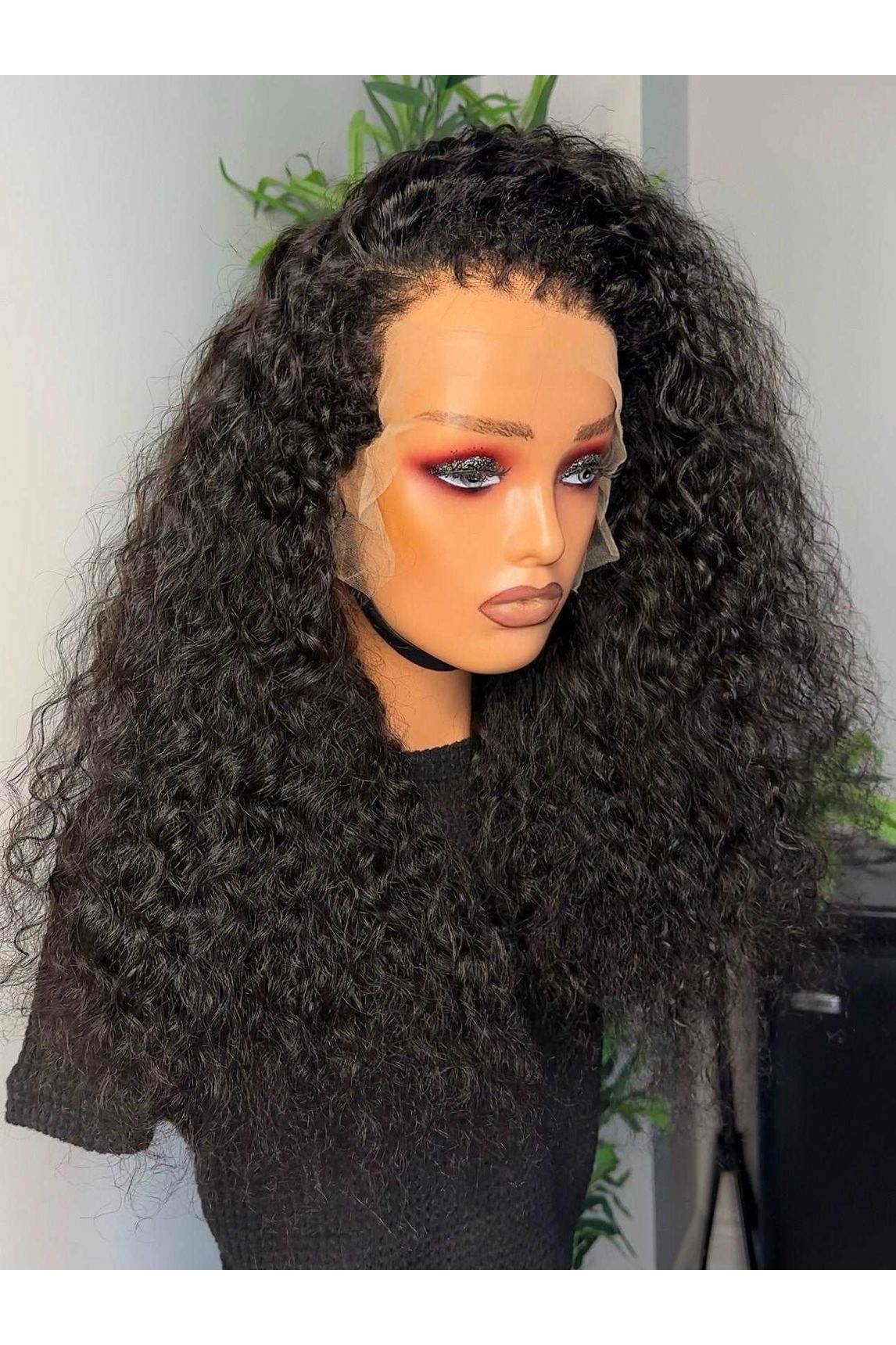 3B CURLY EDGES VENTILATED LACE FRONTAL WIG - Fab Beauty Supplies