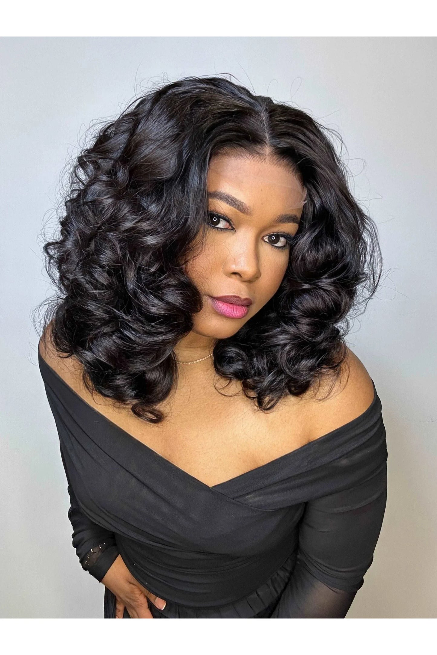 FAB BOUNCY WAVE HD LACE LUXURY WIG - Fab Beauty Supplies