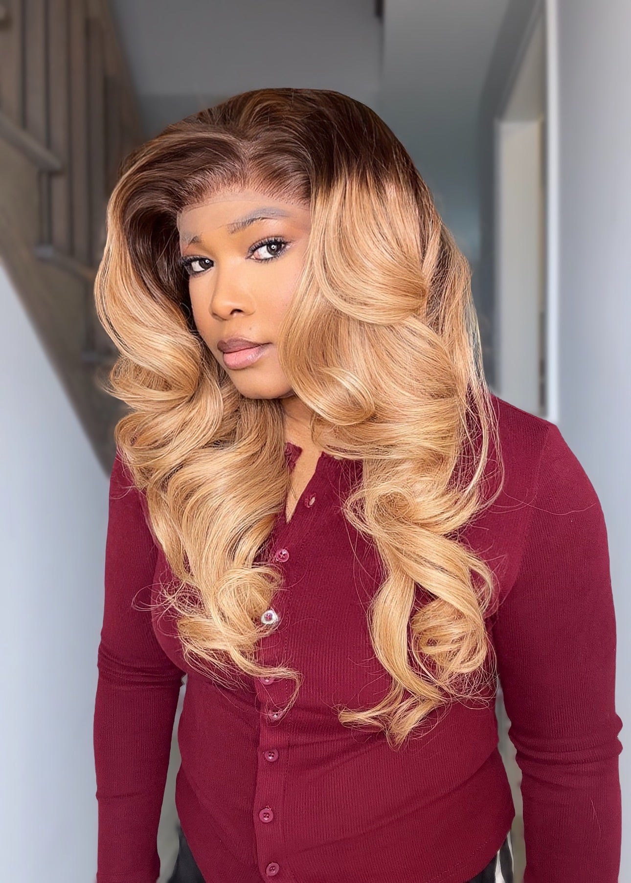 BUTTERSCOTCH BLEND RAW SE WAVY WIG