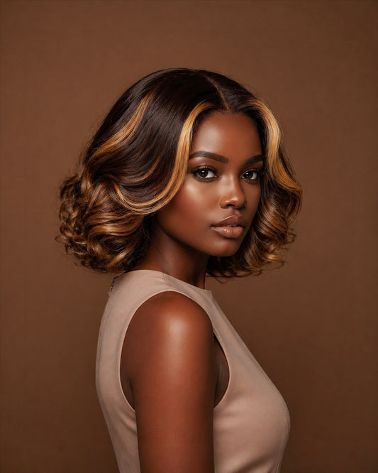 LAYERED CUSTOM COLOR BOUNCY BOB WIG - Fab Beauty Supplies