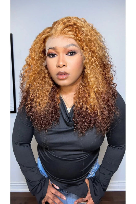 FAB DD PIXIE CURLS LACE FRONTAL LUXURY WIG (CUSTOM COLOR) - Fab Beauty Supplies