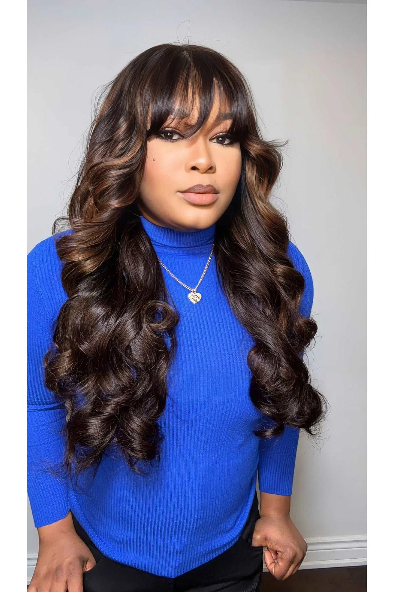 FAB DD LAYERED BODY WAVE GLUELESS HD LACE WIG - Fab Beauty Supplies