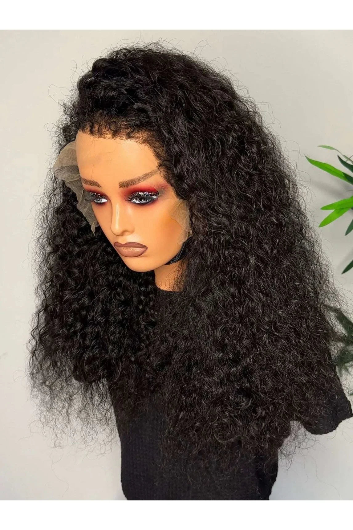 3B CURLY EDGES VENTILATED LACE FRONTAL WIG - Fab Beauty Supplies