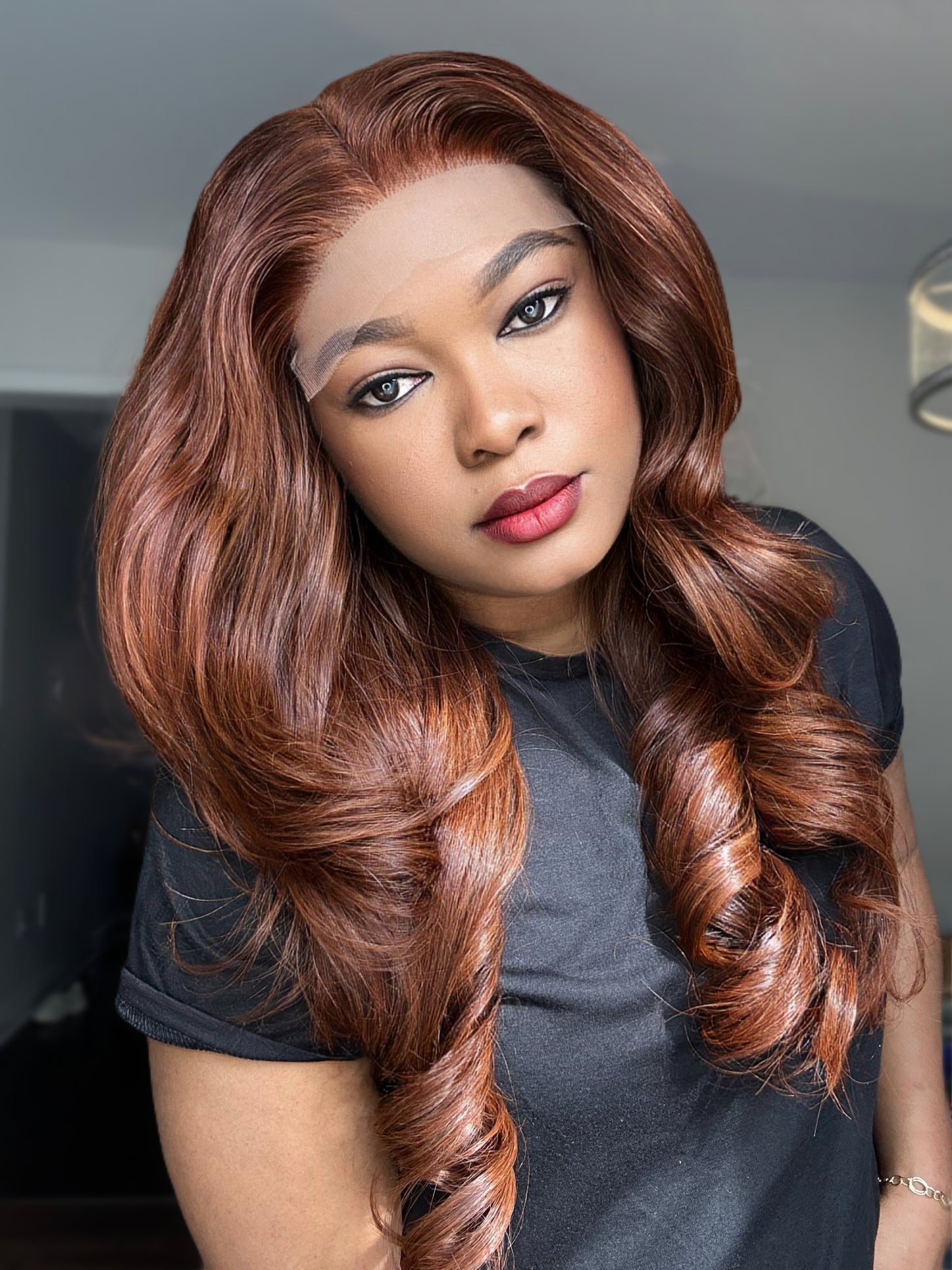 RAW BABY THIN WAVY LACE CLOSURE LUXURY WIG (CUSTOM COLOUR)