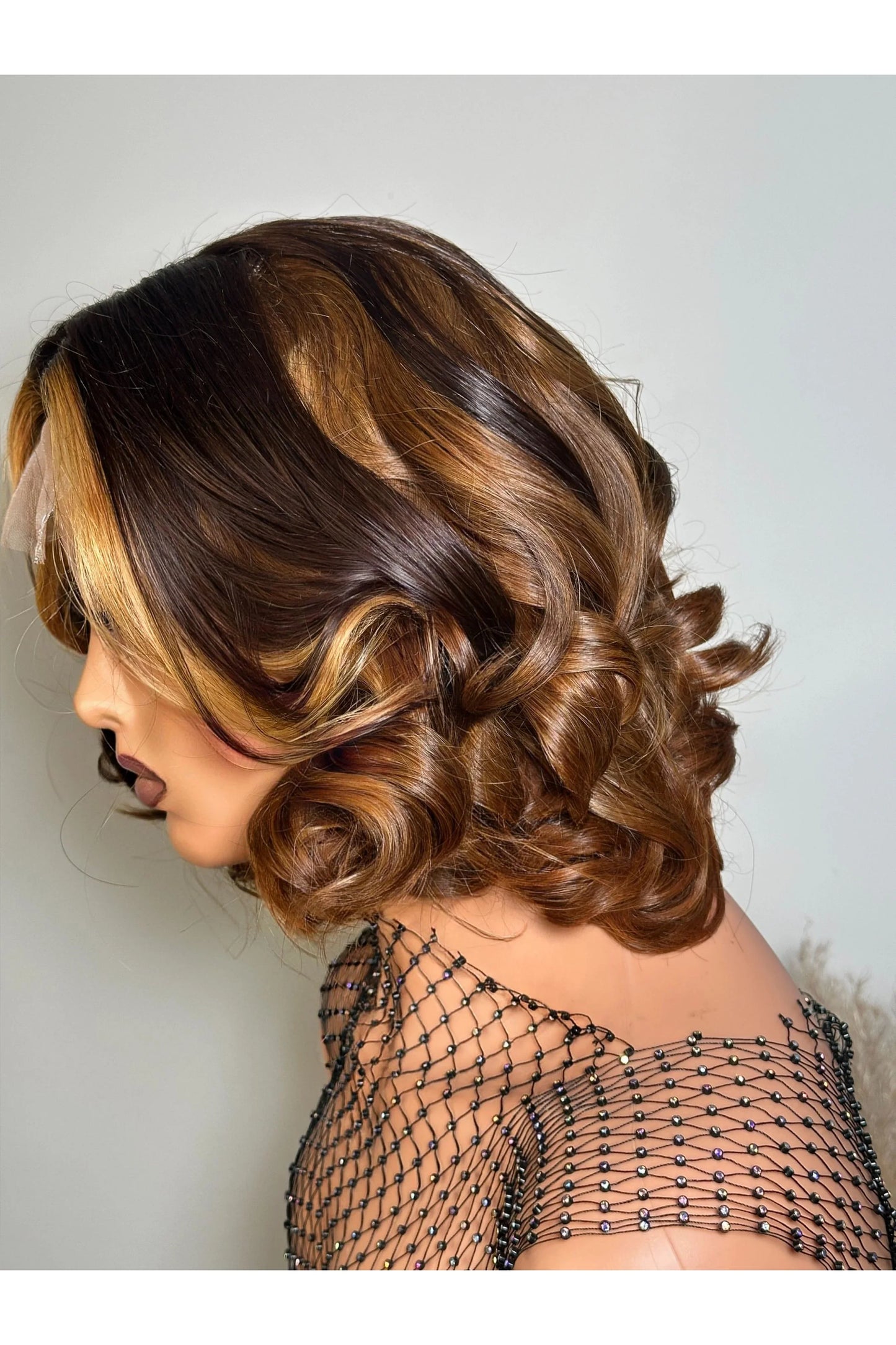 SDD LAYERED WAVY BOB WIG (CUSTOM COLOUR) - Fab Beauty Supplies