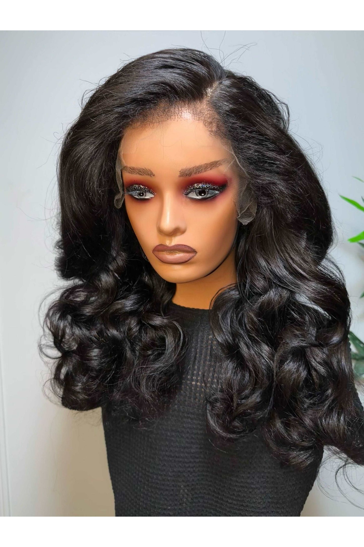 KINKY EDGES HD FRONTAL VENTILATED WAVY WIG - Fab Beauty Supplies
