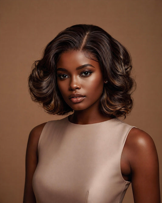 LAYERED CUSTOM COLOR BOUNCY BOB WIG - Fab Beauty Supplies