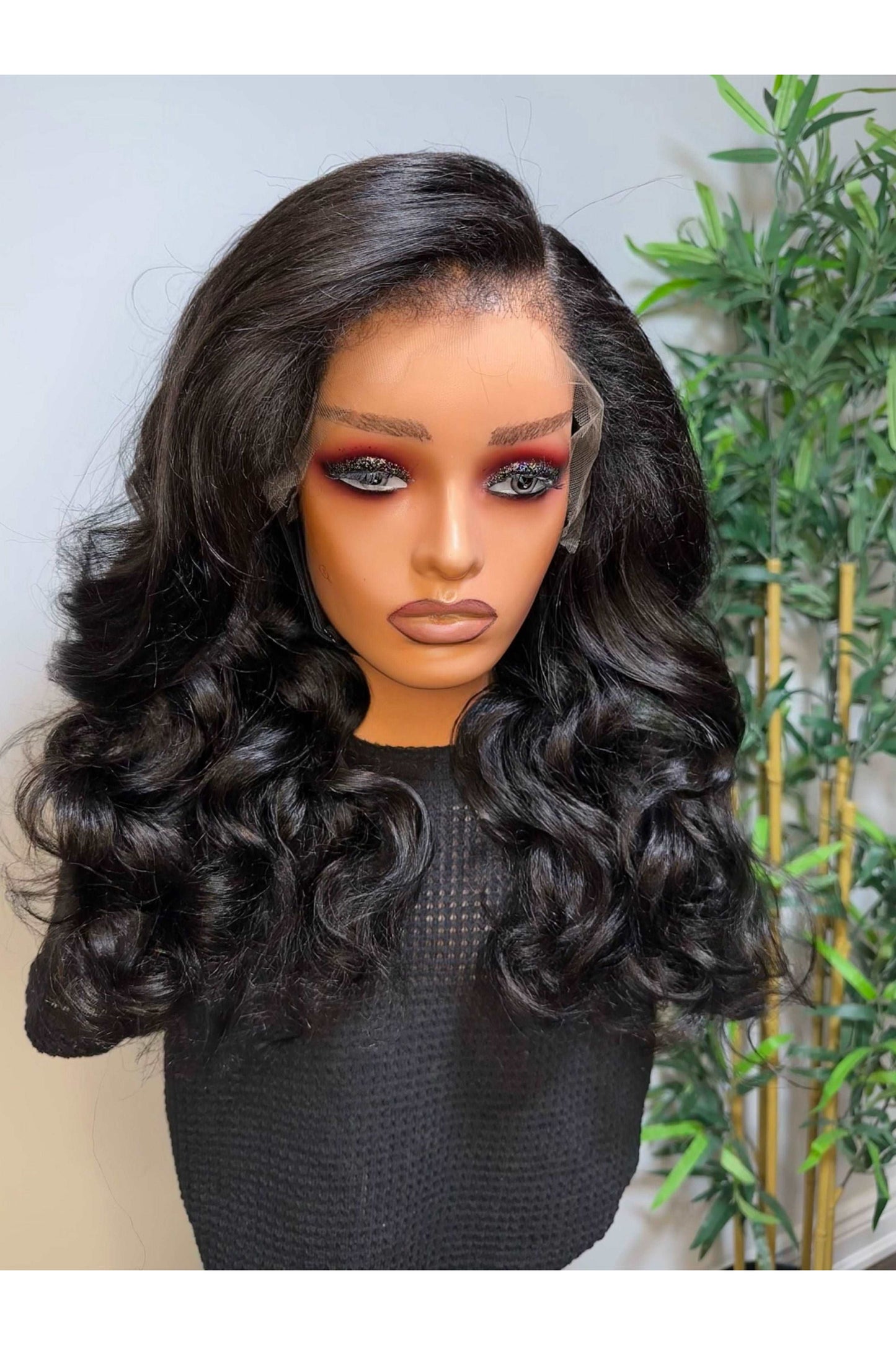 KINKY EDGES HD FRONTAL VENTILATED WAVY WIG - Fab Beauty Supplies