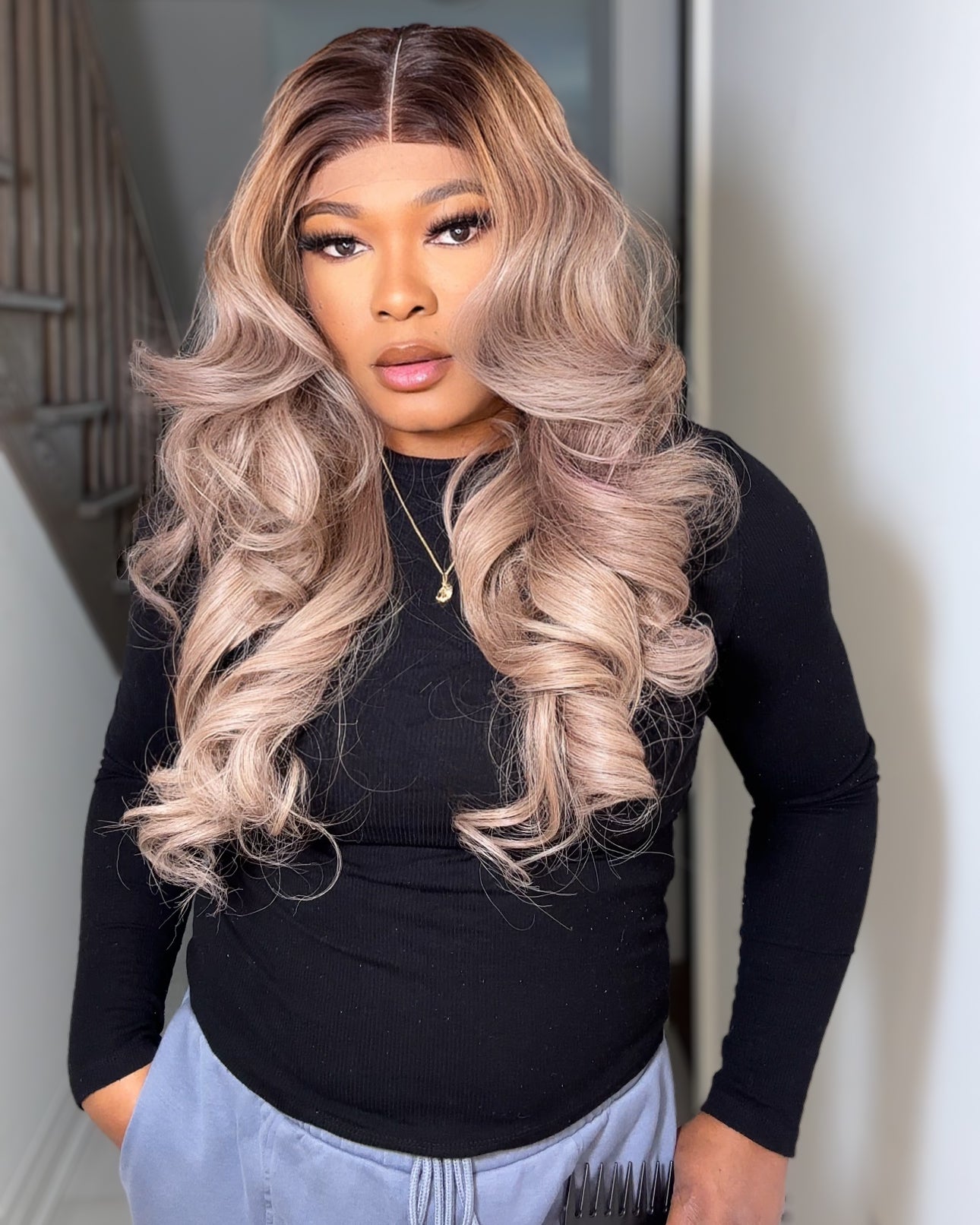 CHAMPAGNE BLEND RAW SE WAVY WIG