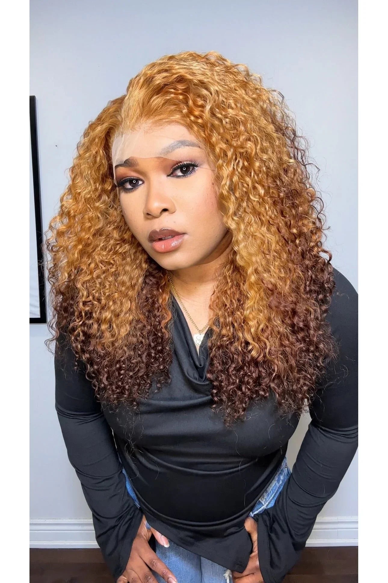 FAB DD PIXIE CURLS LACE FRONTAL LUXURY WIG (CUSTOM COLOR)