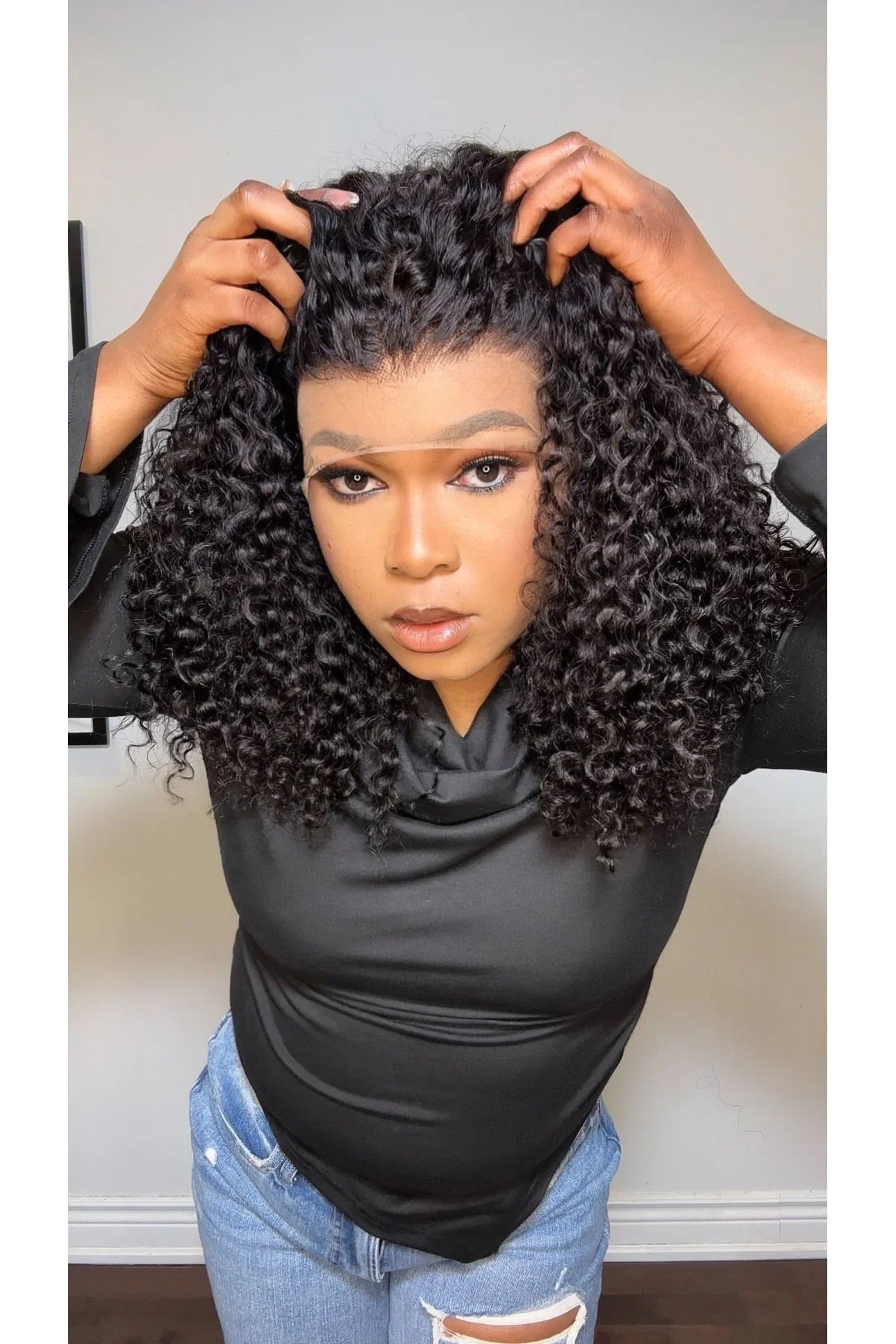 FAB DD CURLY 360 HD LACE LUXURY WIG