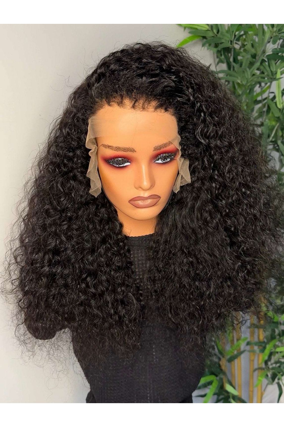 3B CURLY EDGES VENTILATED LACE FRONTAL WIG - Fab Beauty Supplies