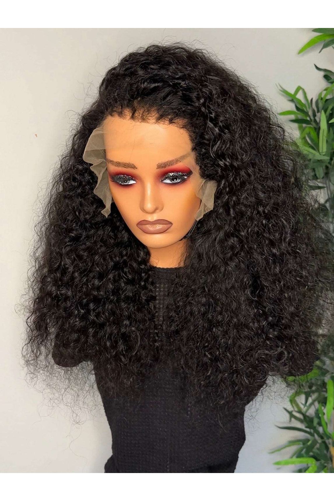 3B CURLY EDGES VENTILATED LACE FRONTAL WIG - Fab Beauty Supplies