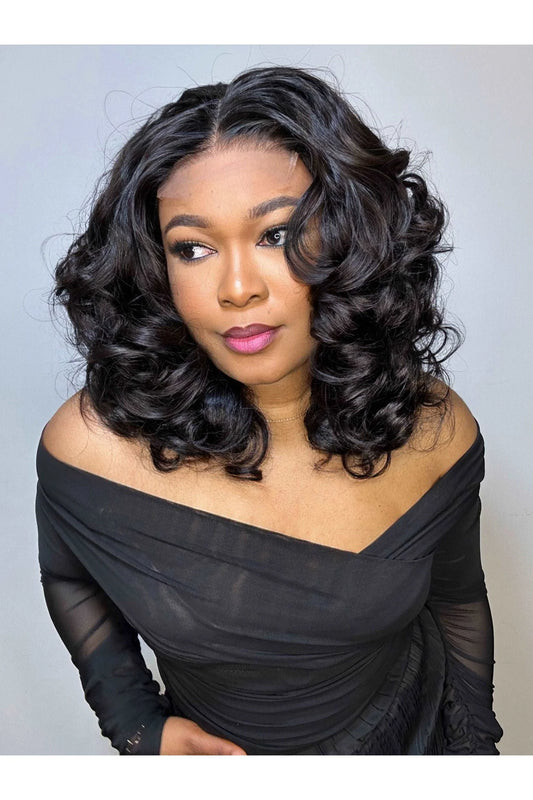 FAB BOUNCY WAVE HD LACE LUXURY WIG - Fab Beauty Supplies