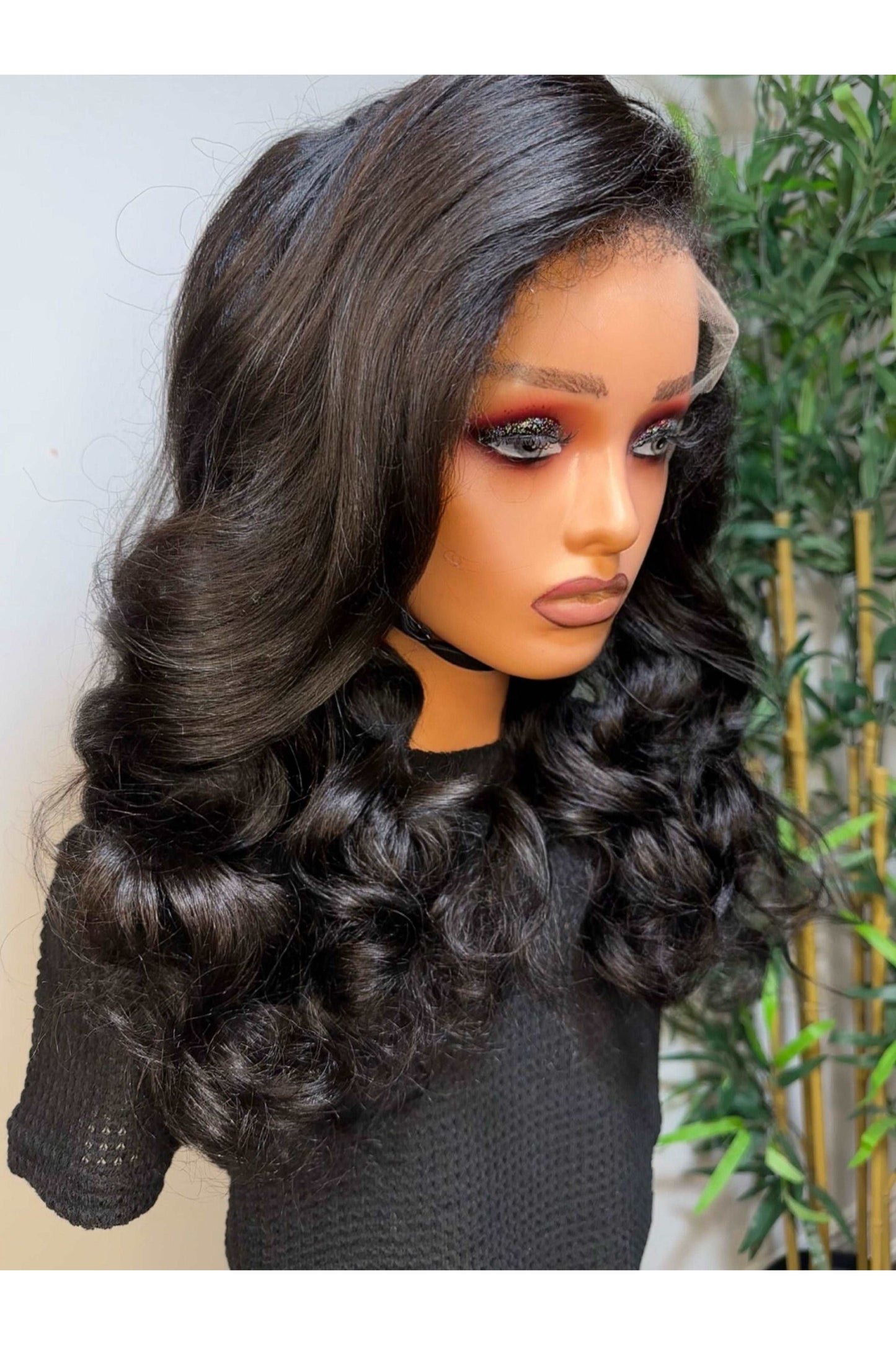 KINKY EDGES HD FRONTAL VENTILATED WAVY WIG - Fab Beauty Supplies