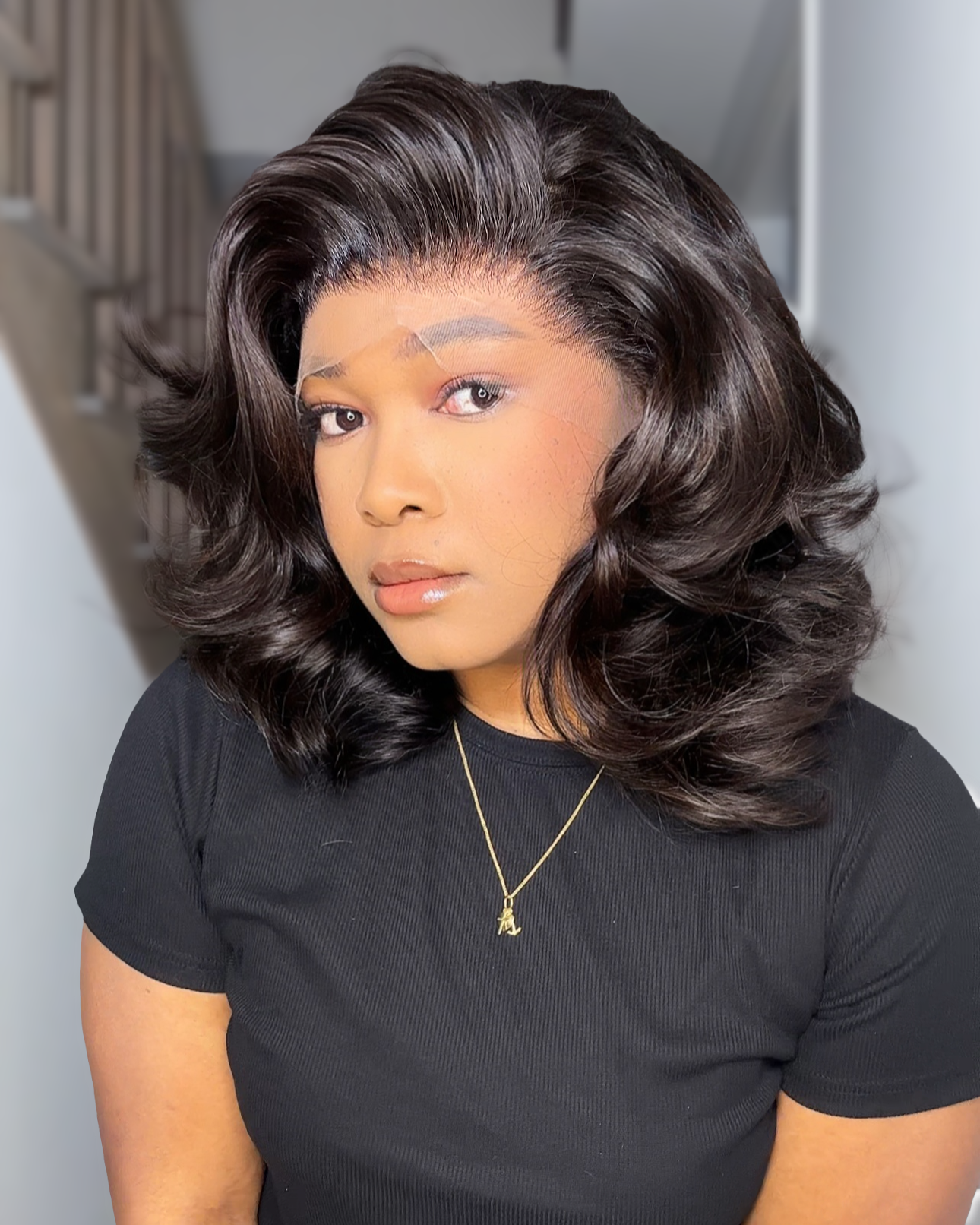 RAW INDIAN FRONTAL BOB WIG