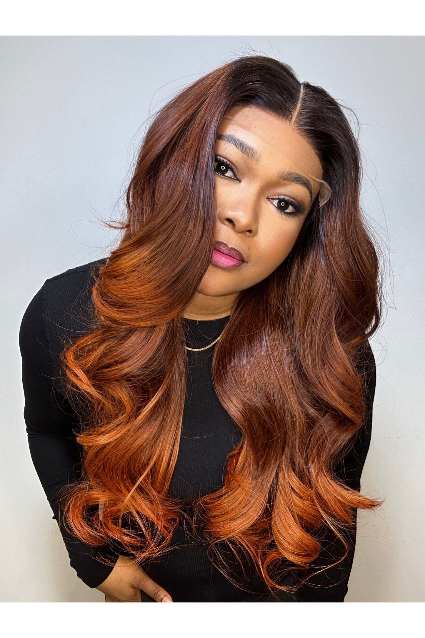 RAW SE WAVY OMBRÉ GINGER LACE WIG - Fab Beauty Supplies