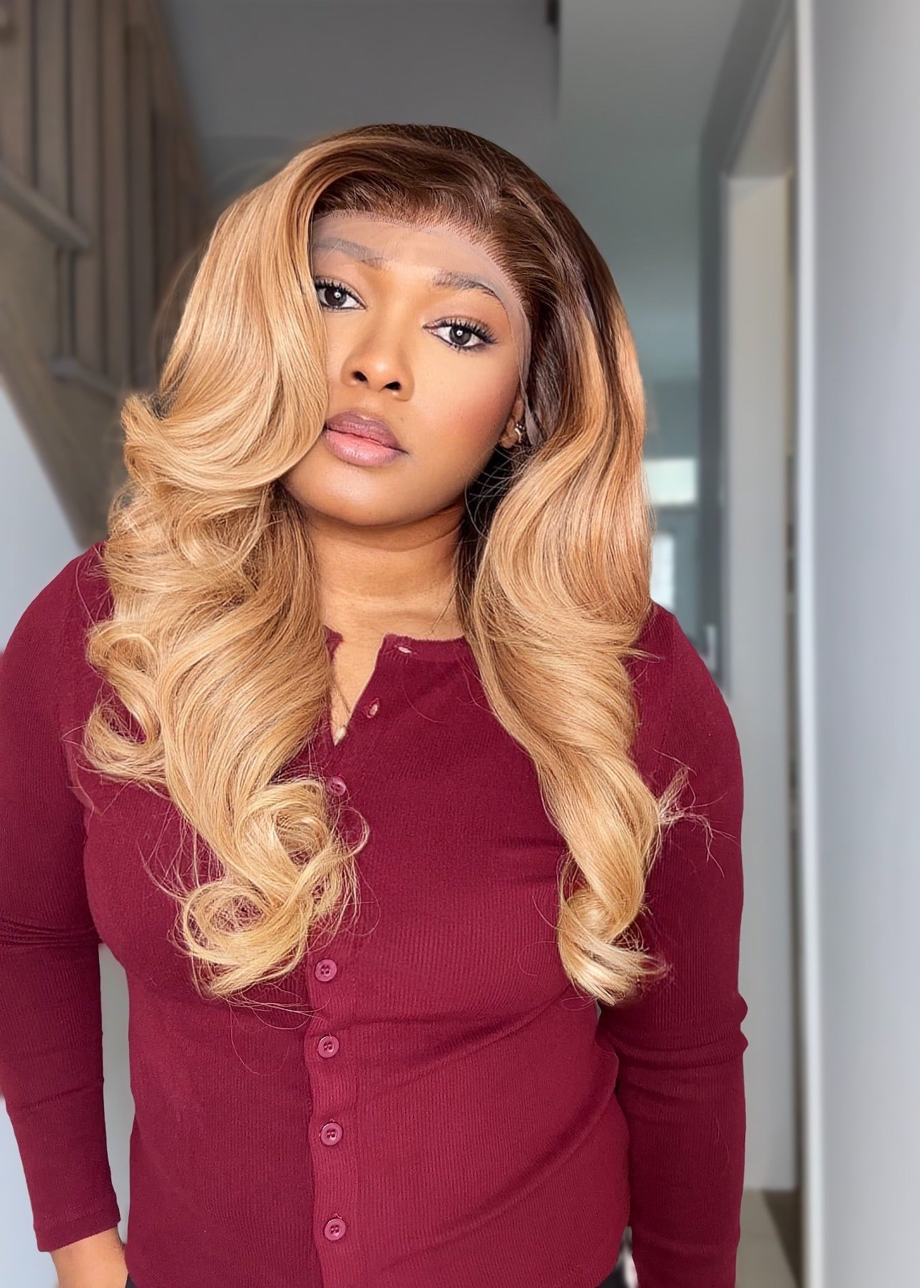 BUTTERSCOTCH BLEND RAW SE WAVY WIG