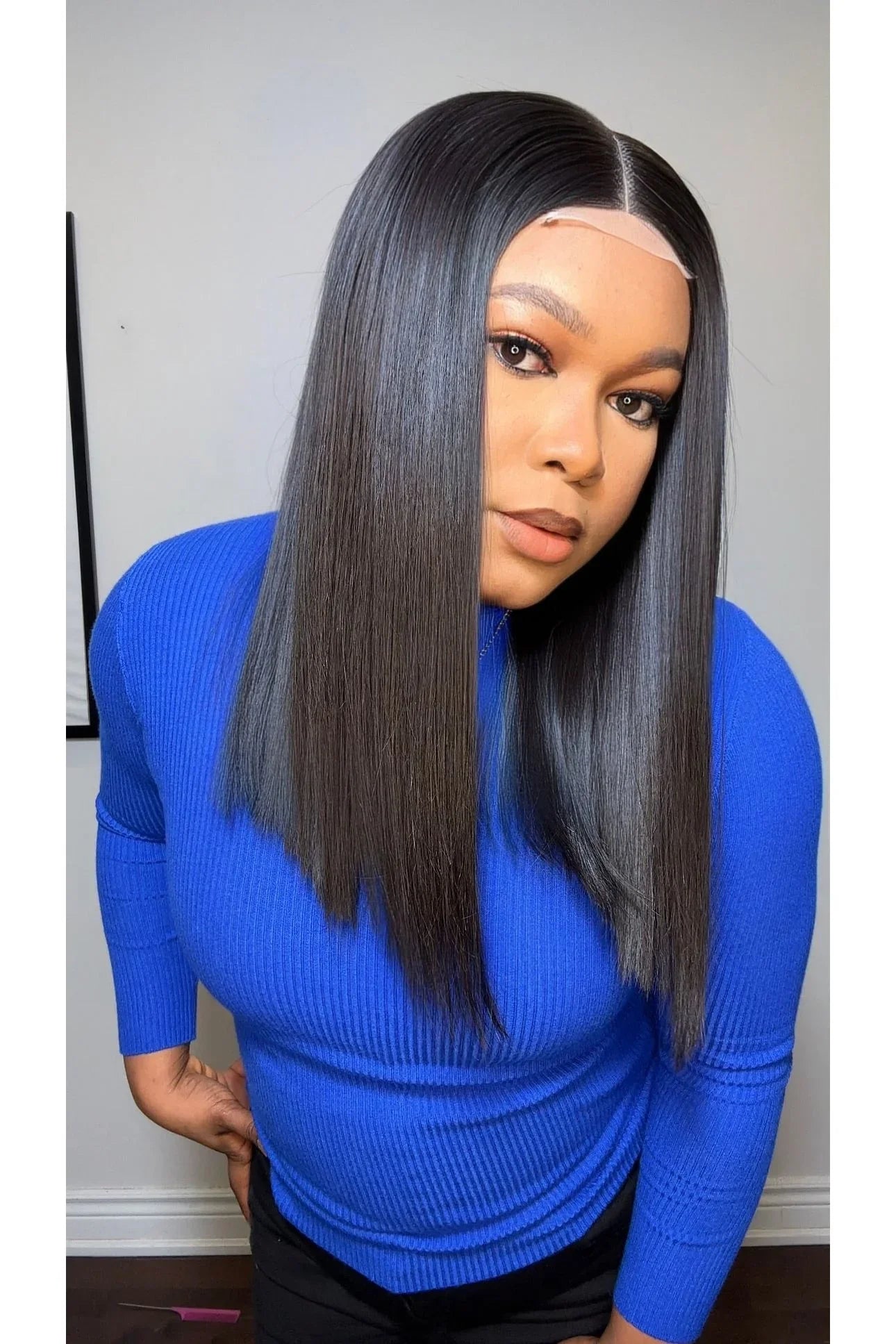 RAW SE LACE CLOSURE LONG BOB WIG