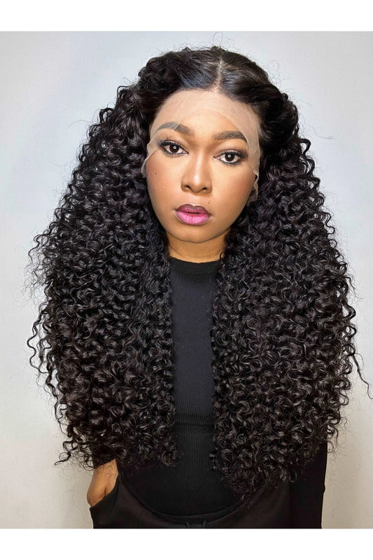 INDONESIAN RAW CURLY LACE FRONTAL LUXURY WIG - Fab Beauty Supplies