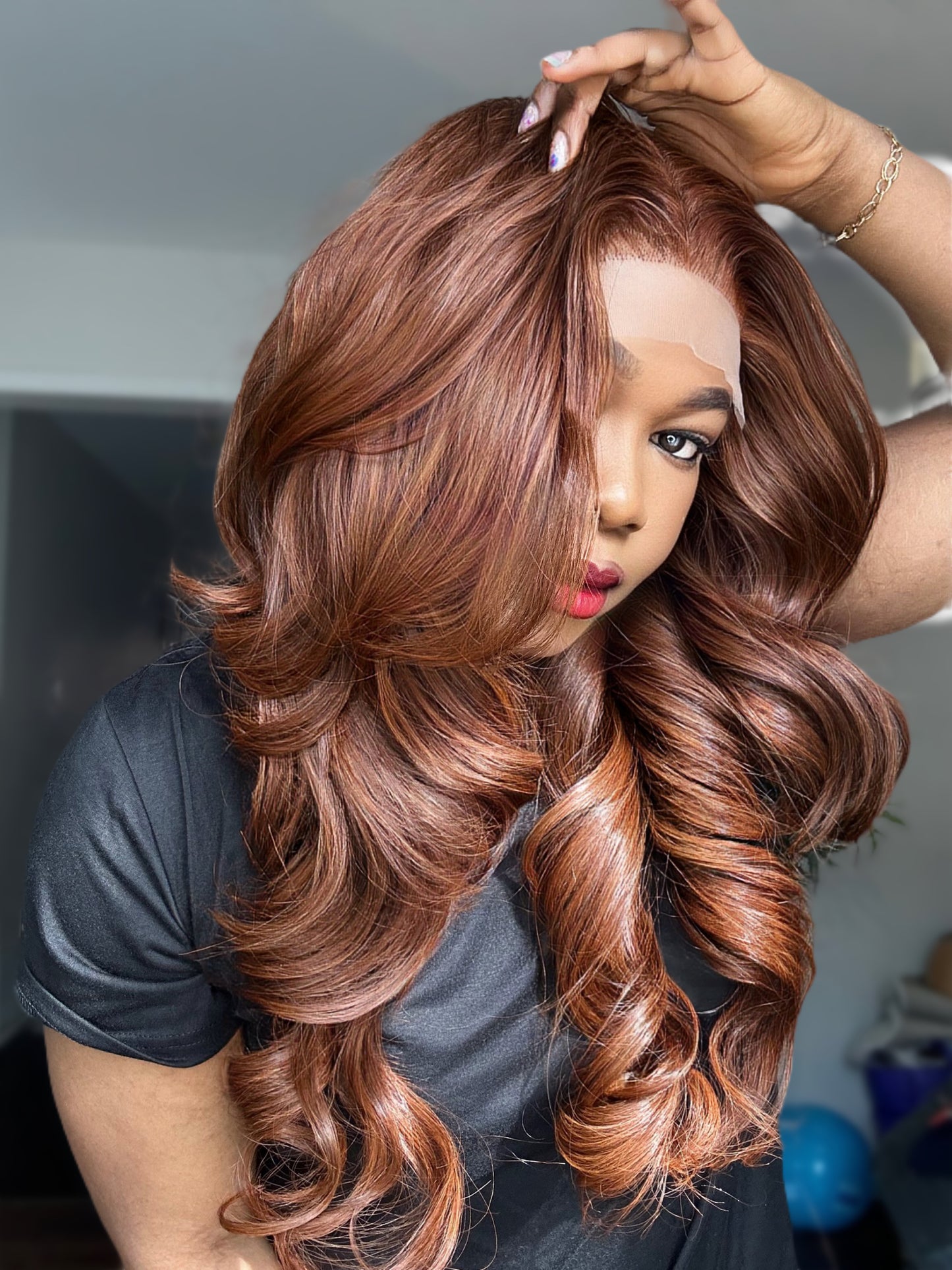 RAW BABY THIN WAVY LACE CLOSURE LUXURY WIG (CUSTOM COLOUR)