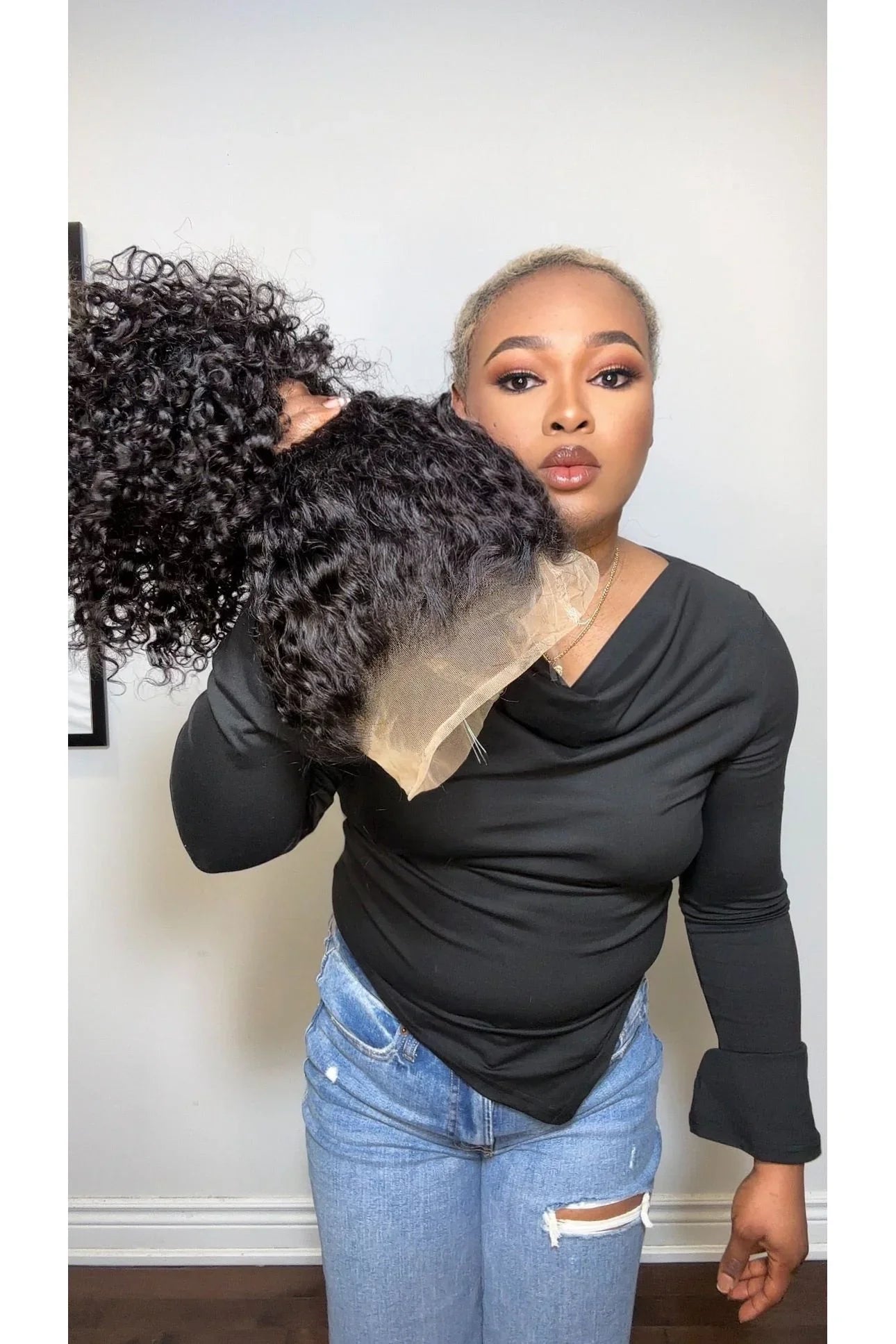 FAB DD CURLY 360 HD LACE LUXURY WIG