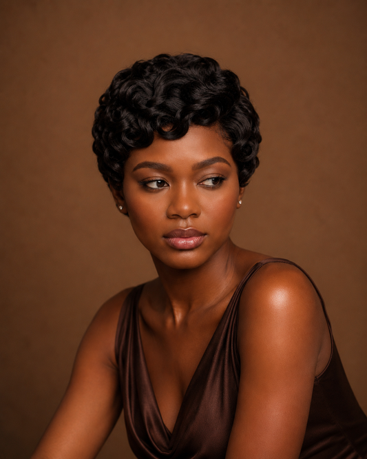 TEXTURED PIXIE CUT FRONTAL WIG - Fab Beauty Supplies