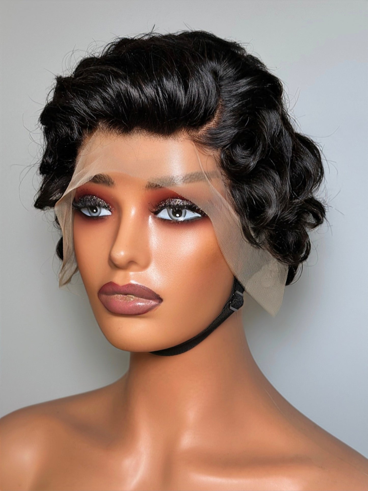 TEXTURED PIXIE CUT FRONTAL WIG