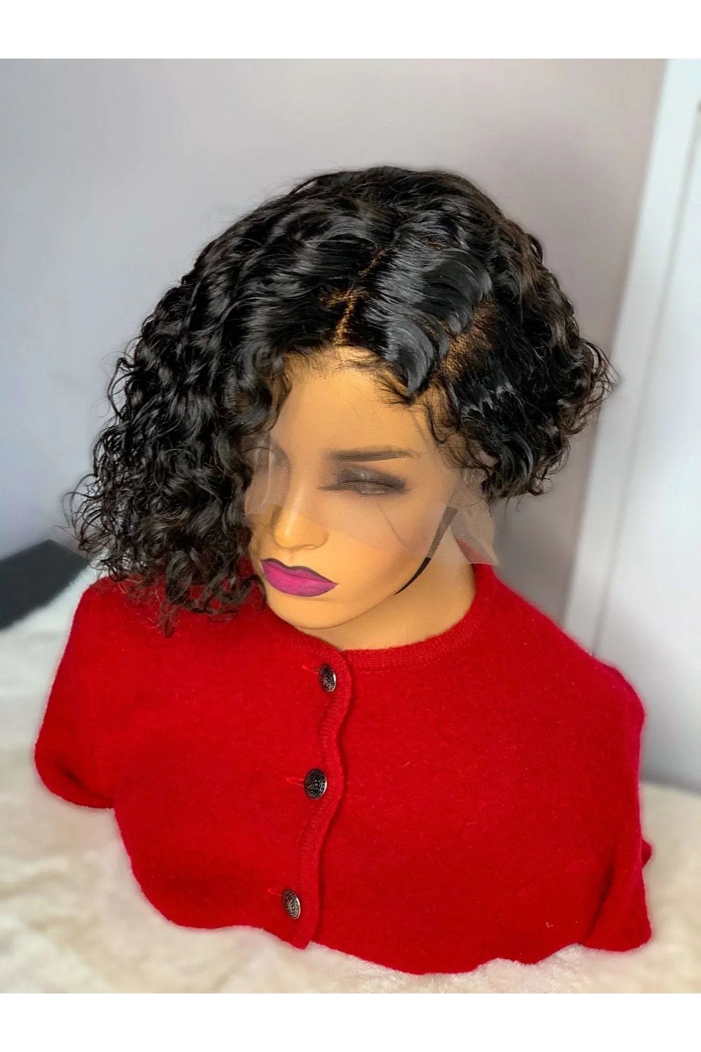FAB CURLY PIXIE SIDE CUT FULL LACE LUXURY WIG - Fab Beauty Supplies
