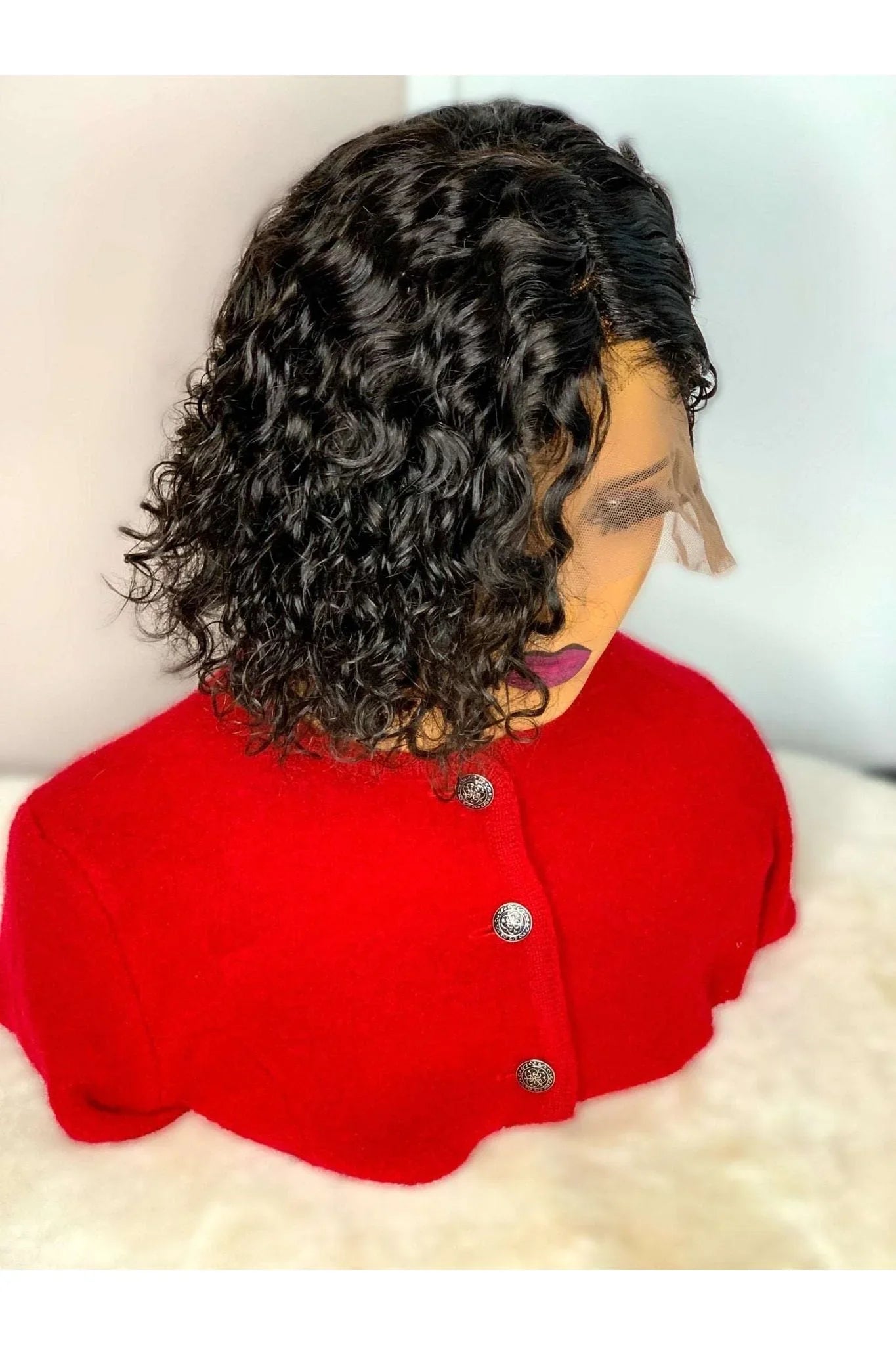 FAB CURLY PIXIE SIDE CUT FULL LACE LUXURY WIG - Fab Beauty Supplies