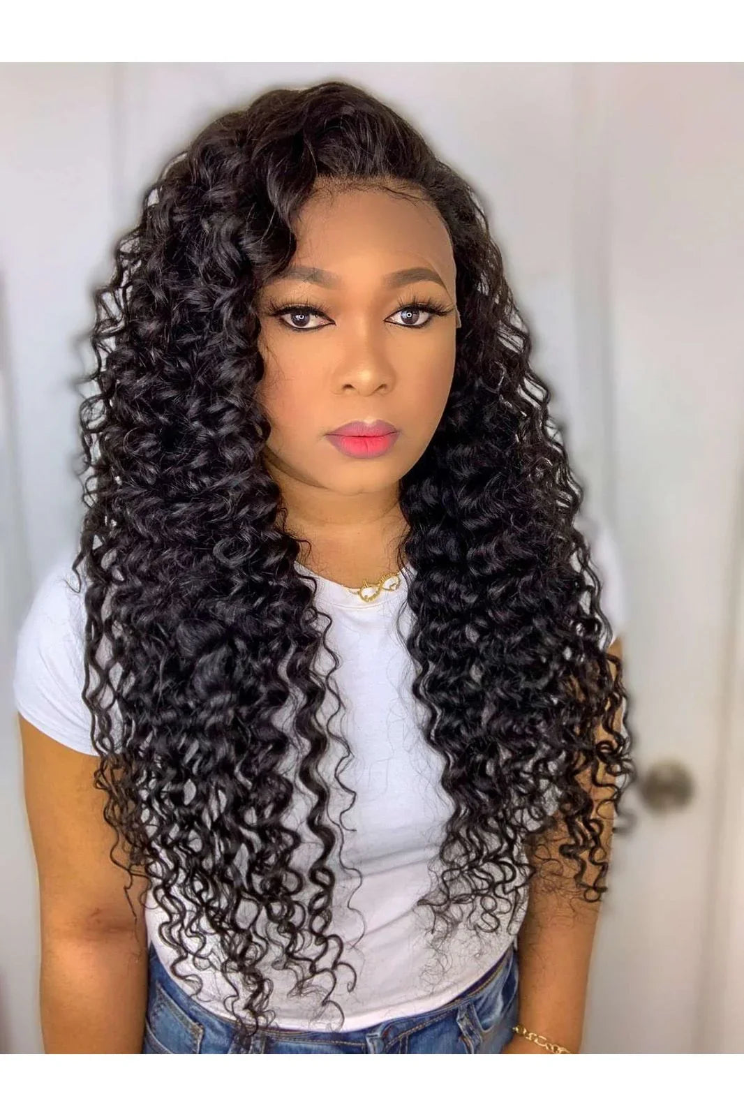 FAB DEEP WAVE LACE FRONTAL LUXURY WIG - Fab Beauty Supplies
