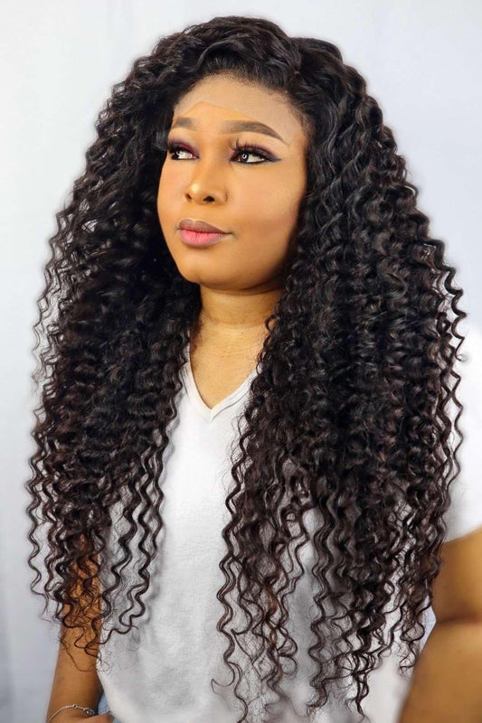 FAB DEEP WAVE LACE FRONTAL LUXURY WIG - Fab Beauty Supplies