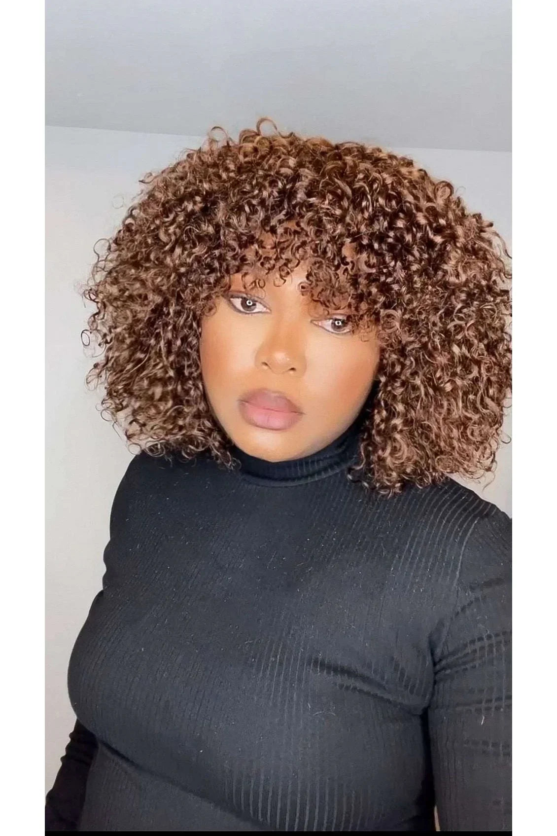 FAB DOUBLE DRAWN CANDY CURLS LUXURY WIG (BROWN) - Fab Beauty Supplies