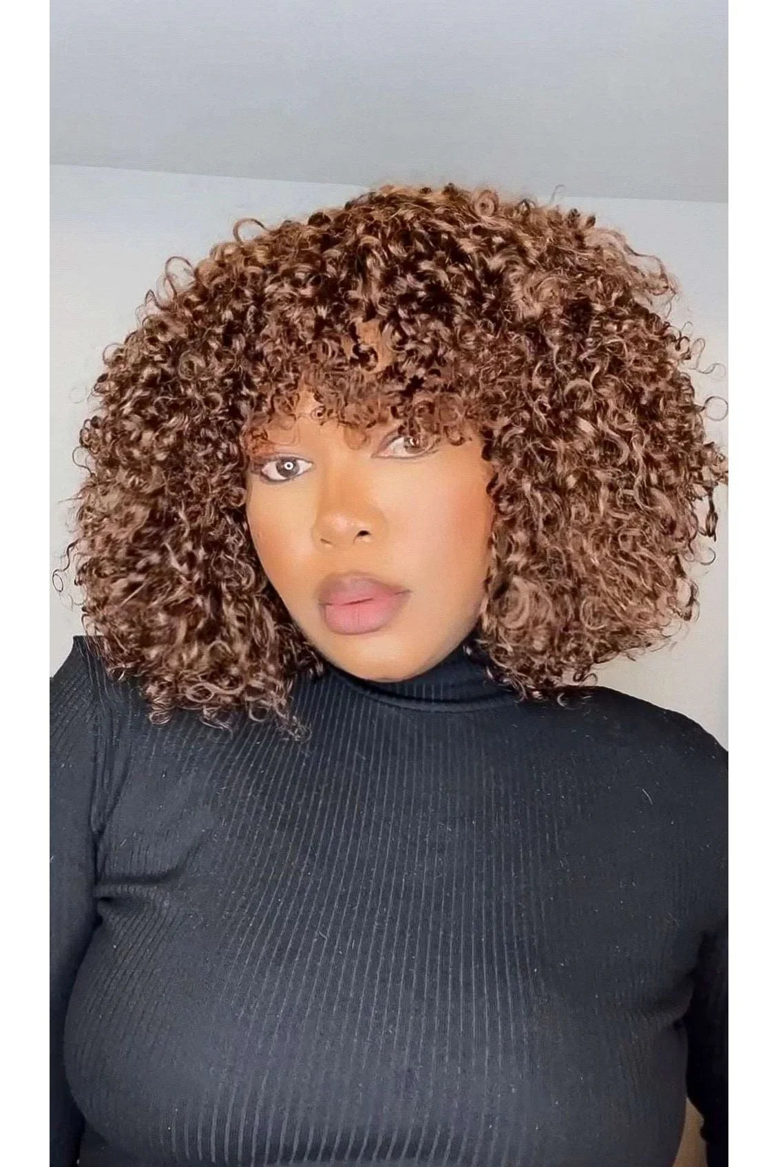 FAB DOUBLE DRAWN CANDY CURLS LUXURY WIG (BROWN) - Fab Beauty Supplies