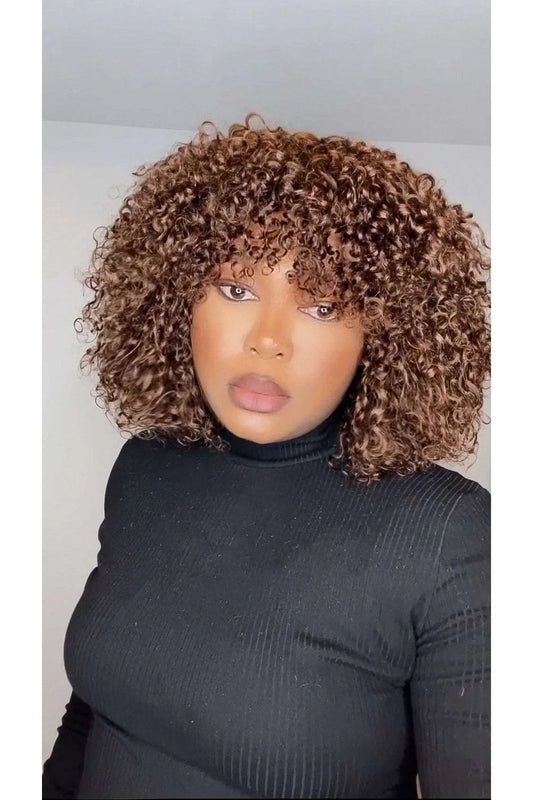 FAB DOUBLE DRAWN CANDY CURLS LUXURY WIG (BROWN) - Fab Beauty Supplies