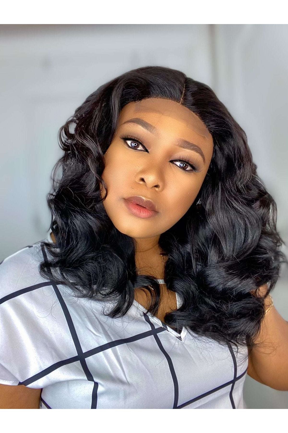 FAB DOUBLE DRAWN CLASSIC WAVE LUXURY LACE CLOSURE WIG - Fab Beauty Supplies