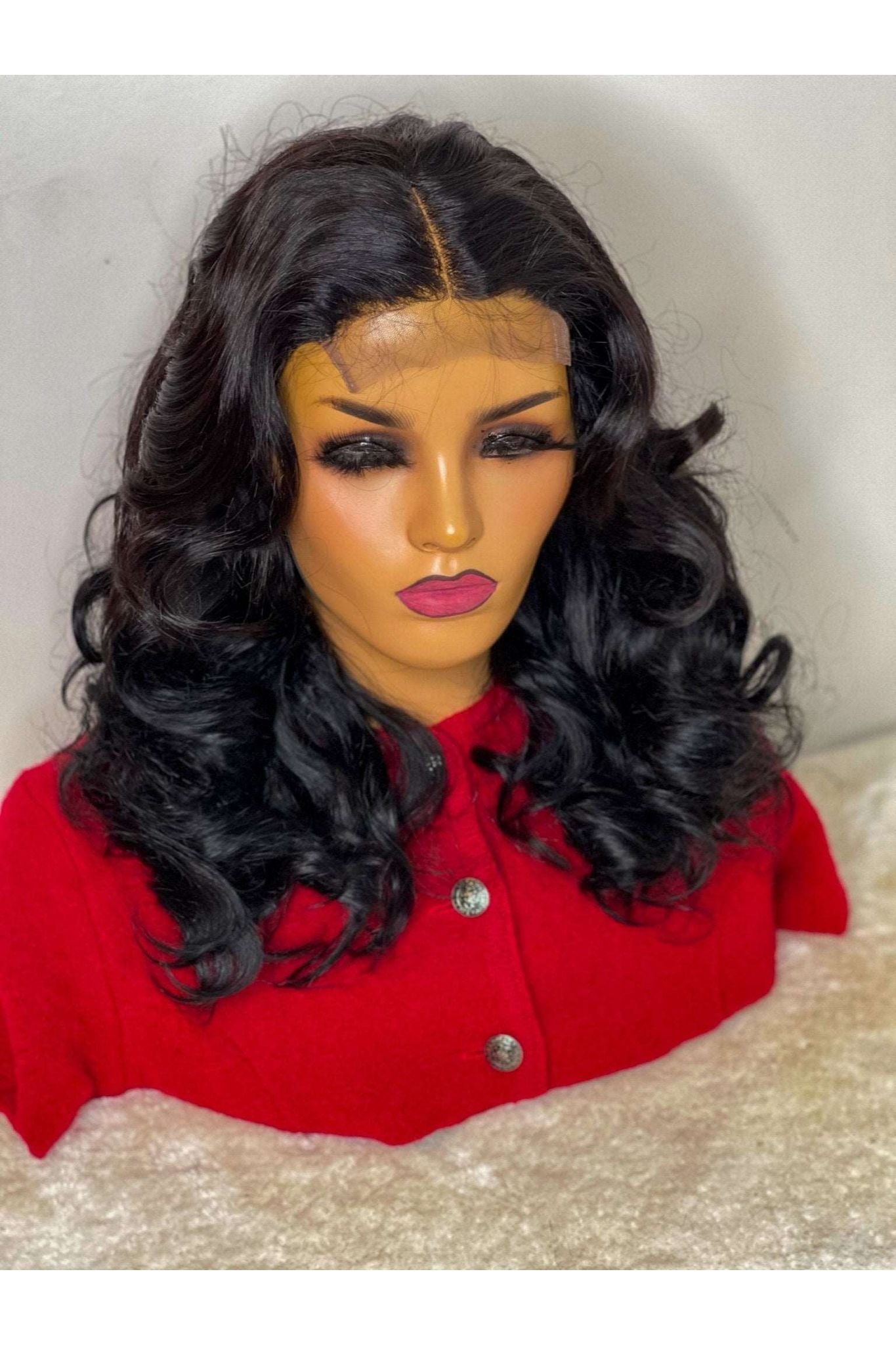 FAB DOUBLE DRAWN CLASSIC WAVE LUXURY LACE CLOSURE WIG - Fab Beauty Supplies