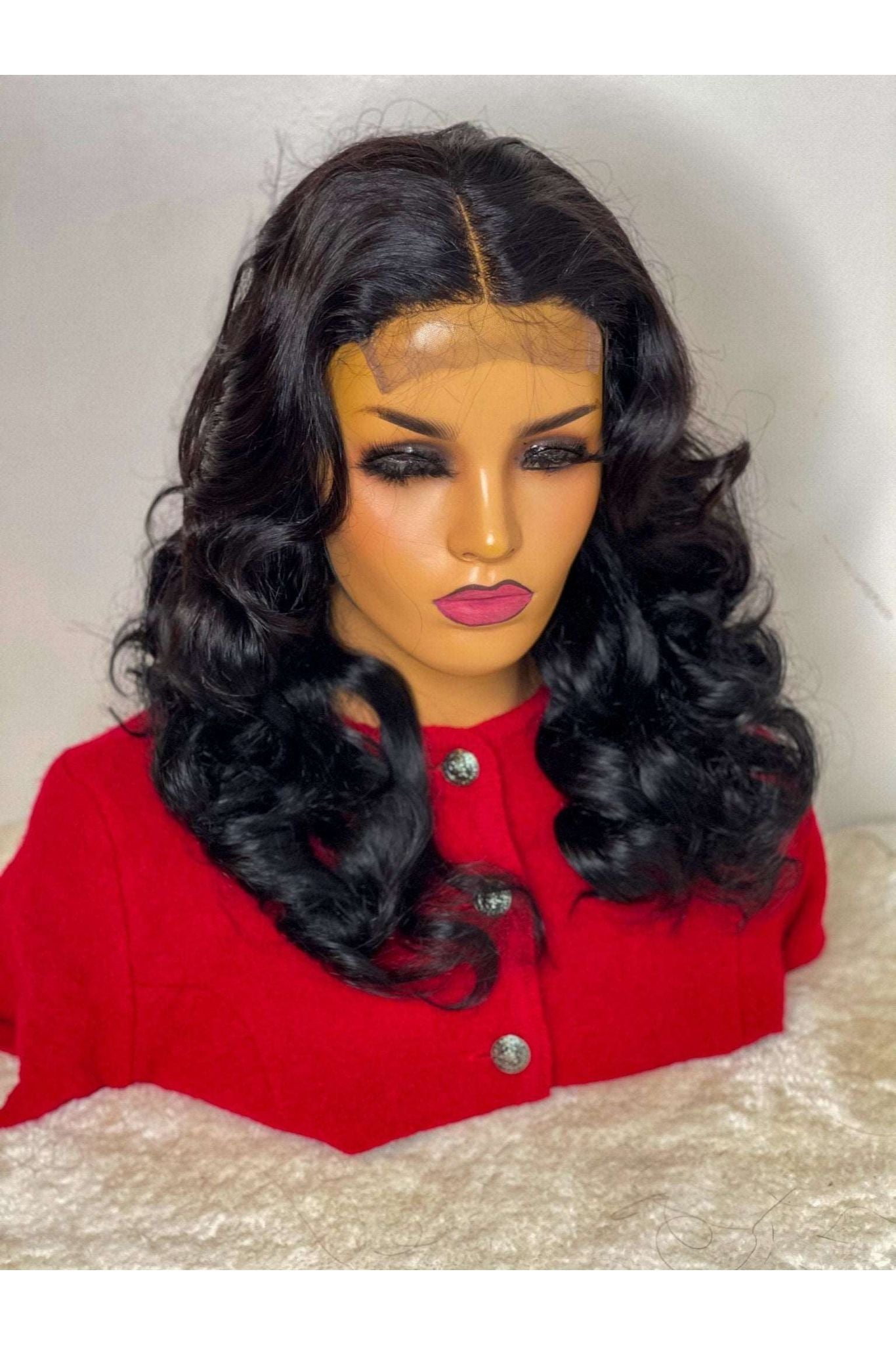 FAB DOUBLE DRAWN CLASSIC WAVE LUXURY LACE CLOSURE WIG - Fab Beauty Supplies