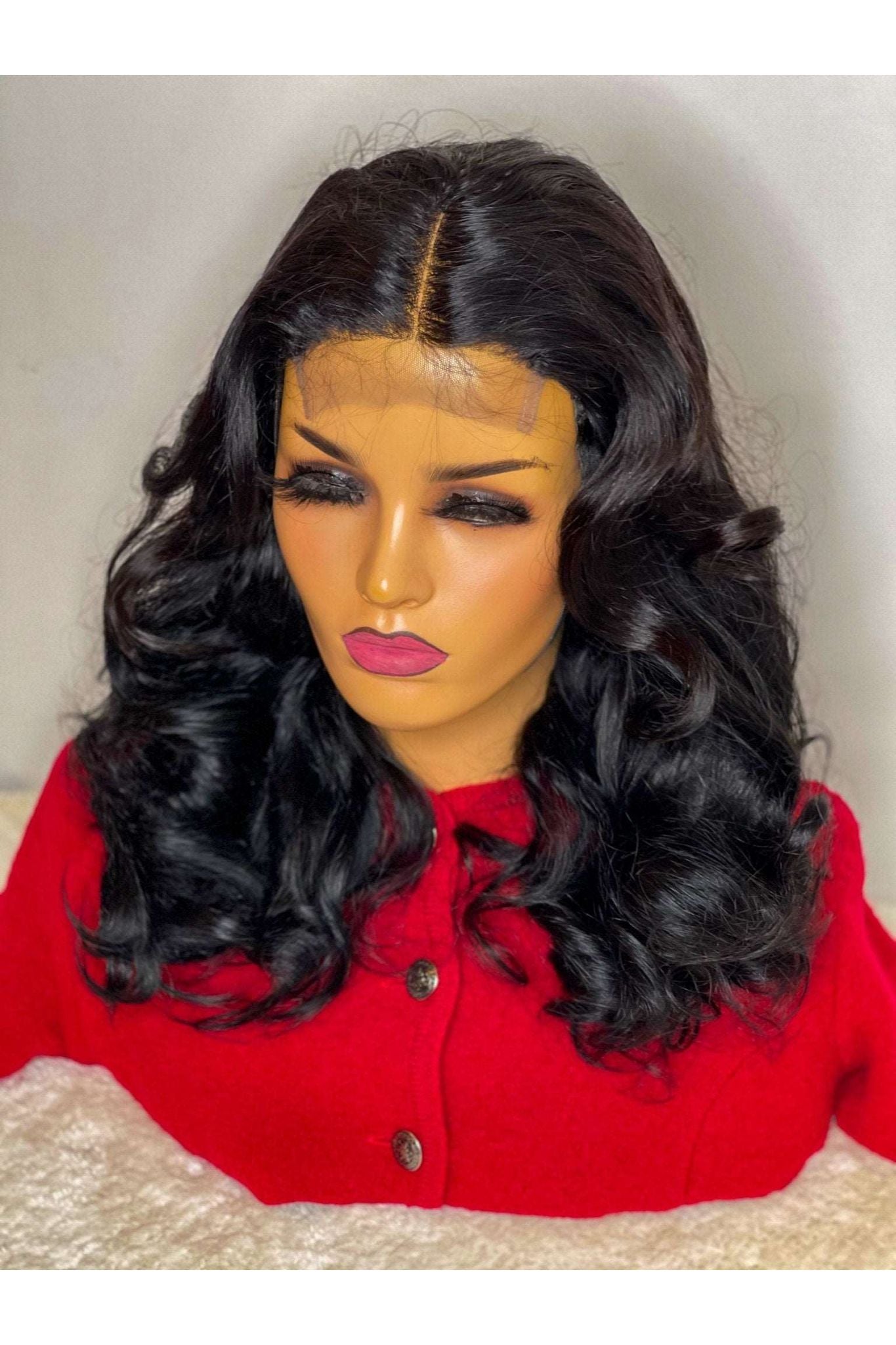 FAB DOUBLE DRAWN CLASSIC WAVE LUXURY LACE CLOSURE WIG - Fab Beauty Supplies