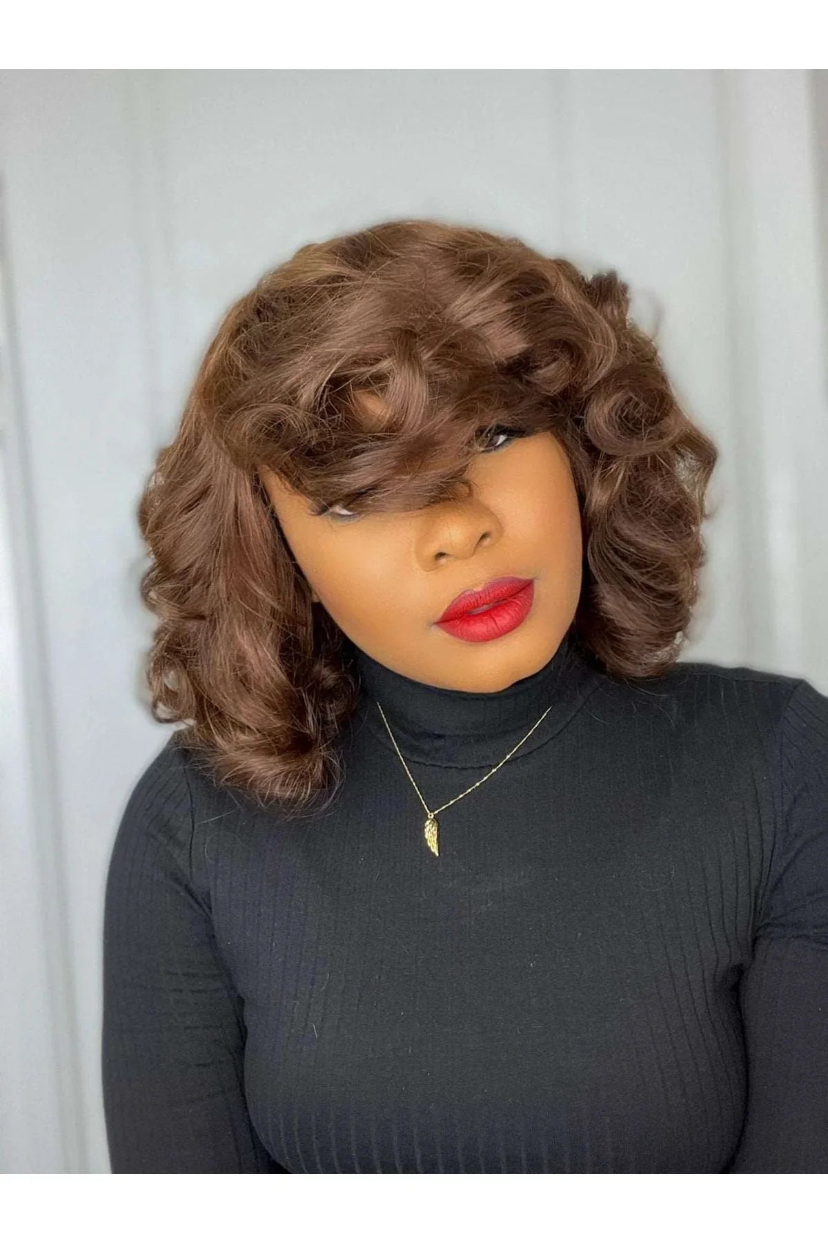 FAB DOUBLE DRAWN SILK BOUNCY LUXURY WIG (CHESTNUT) - Fab Beauty Supplies