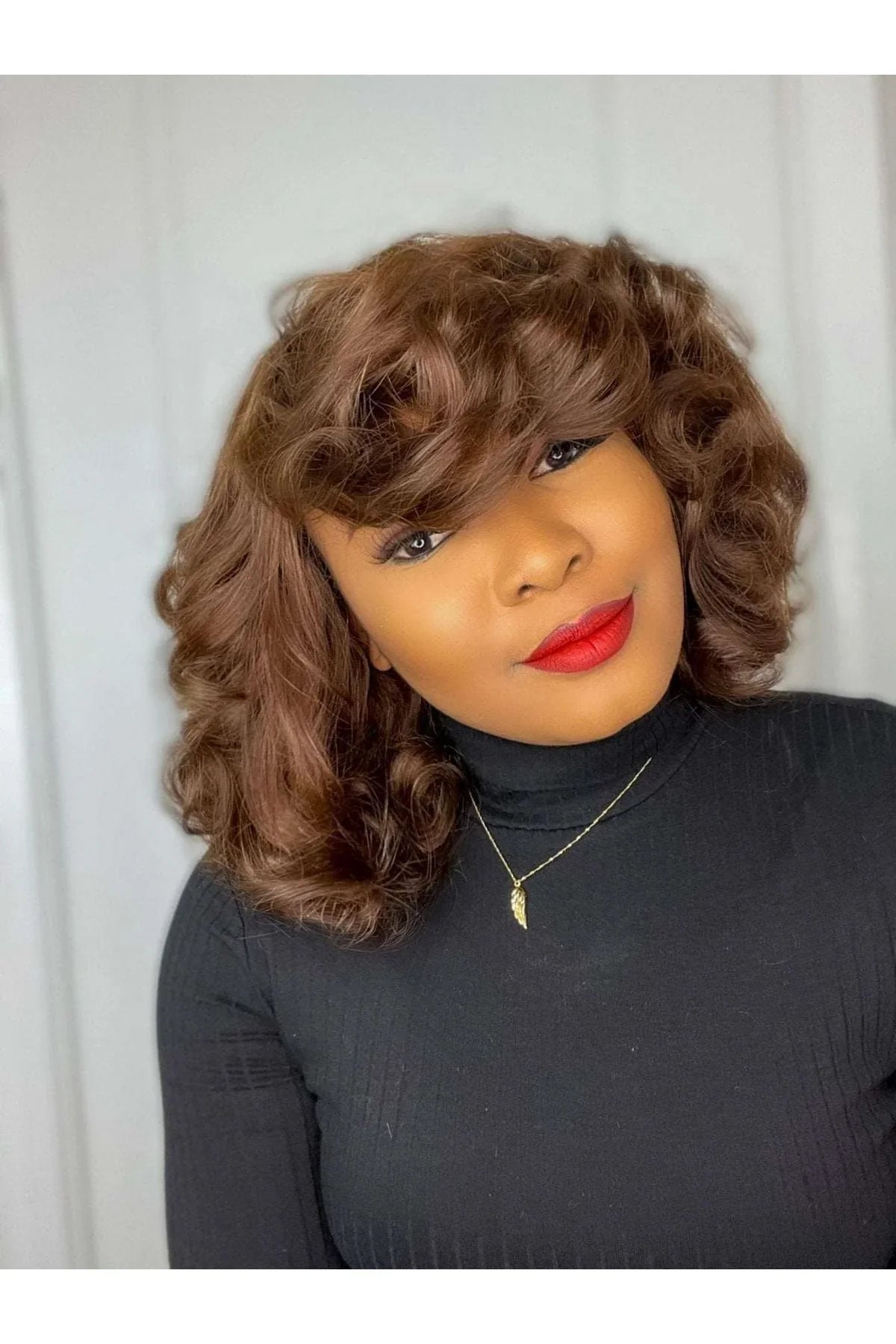 FAB DOUBLE DRAWN SILK BOUNCY LUXURY WIG (CHESTNUT) - Fab Beauty Supplies