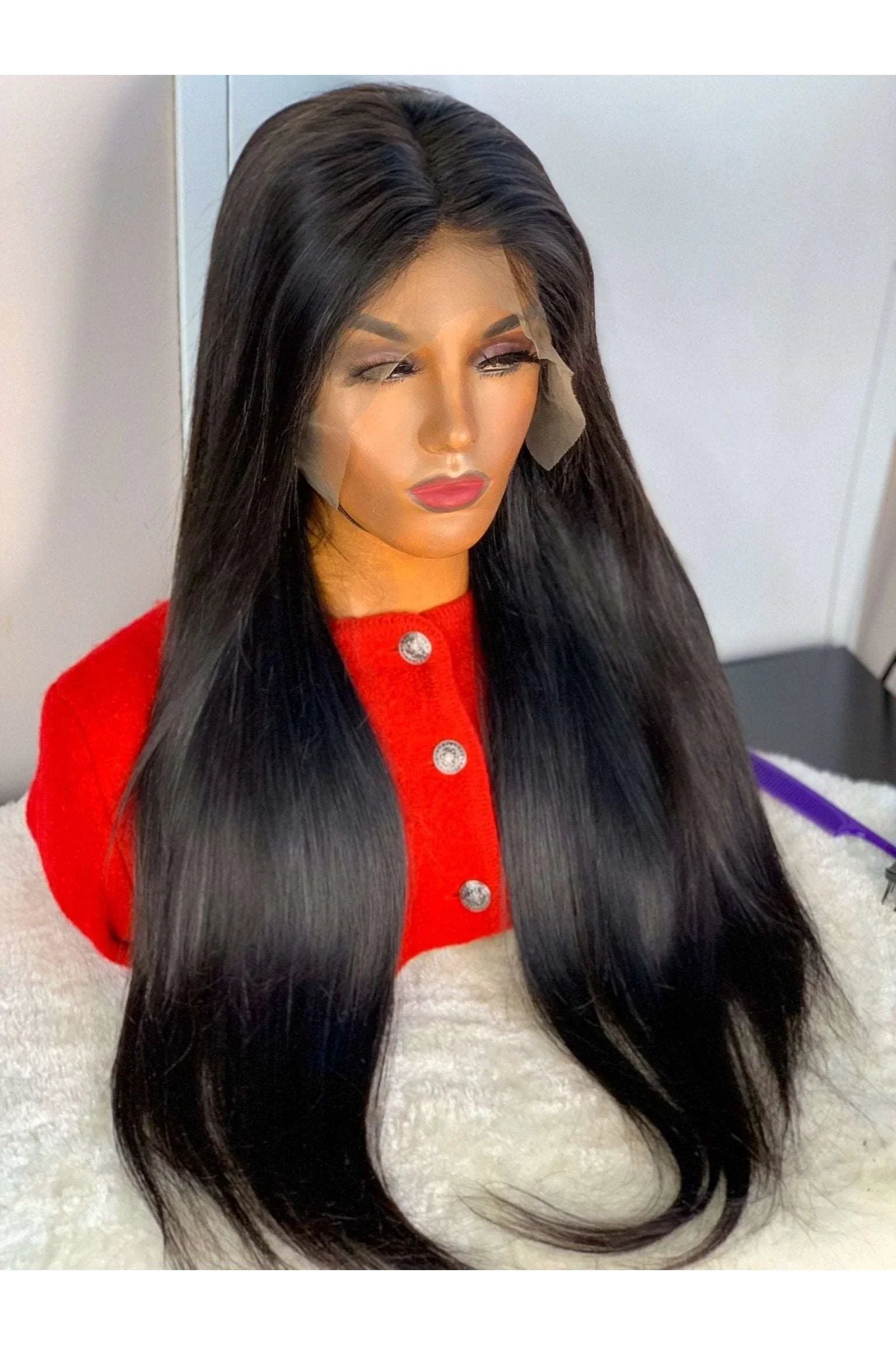 FAB SILKY STRAIGHT LACE FRONTAL LUXURY WIG - Fab Beauty Supplies