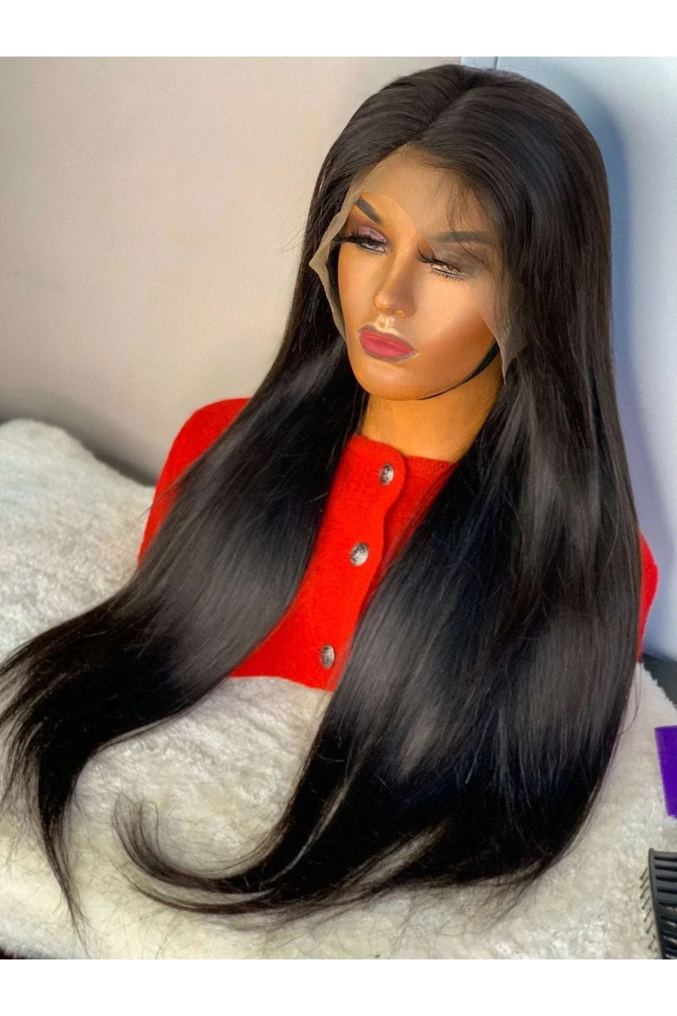 FAB SILKY STRAIGHT LACE FRONTAL LUXURY WIG - Fab Beauty Supplies