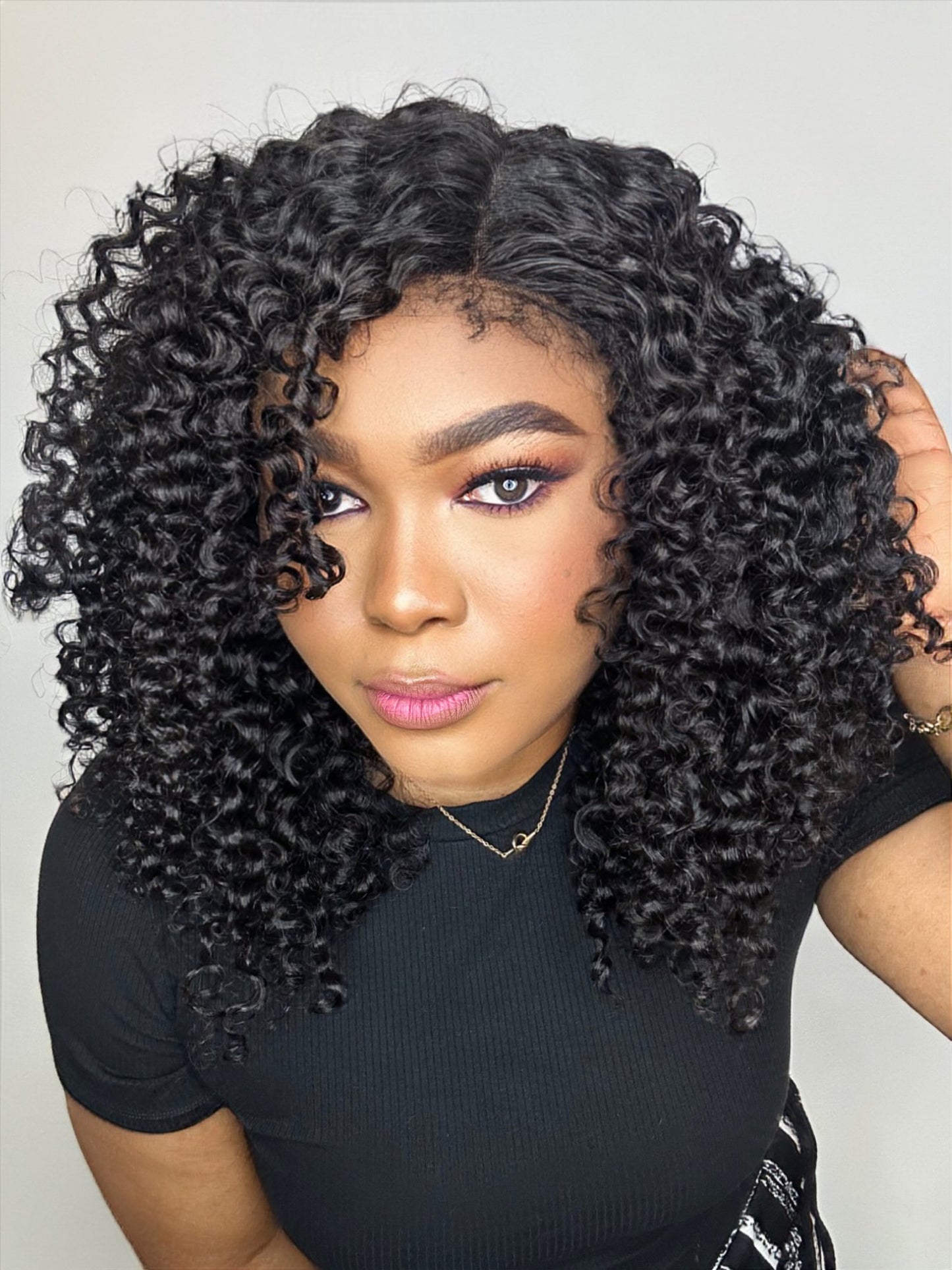 FAB KINKY COILS EDGE GLUELESS HD LACE WIG