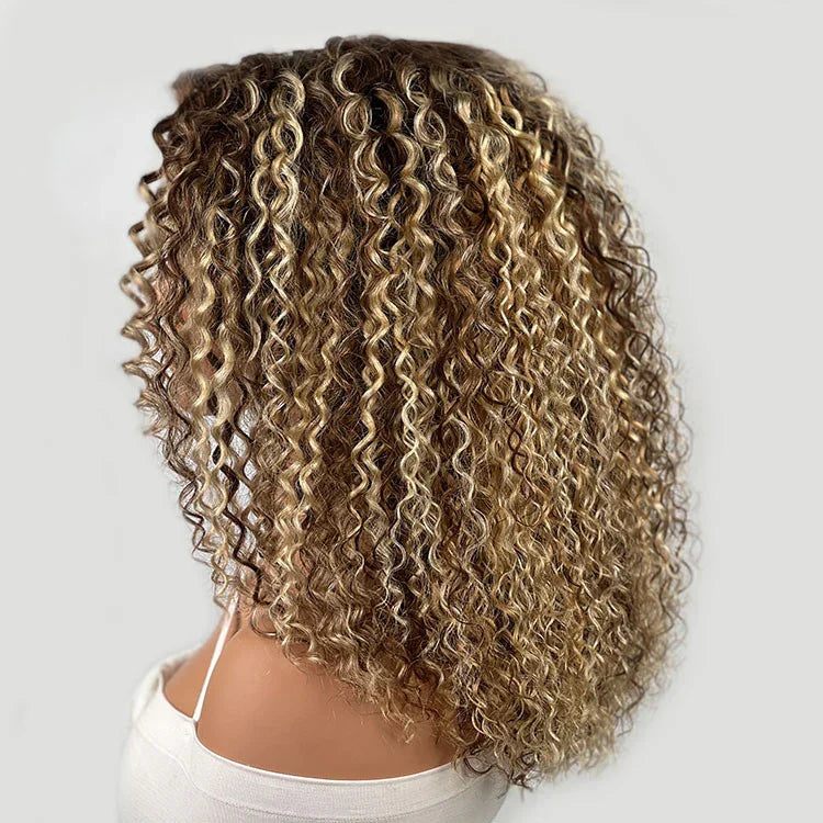 FAB BROWN WITH BLONDE HIGHLIGHTS LUXURY LACE FRONTAL WIG - Fab Beauty Supplies