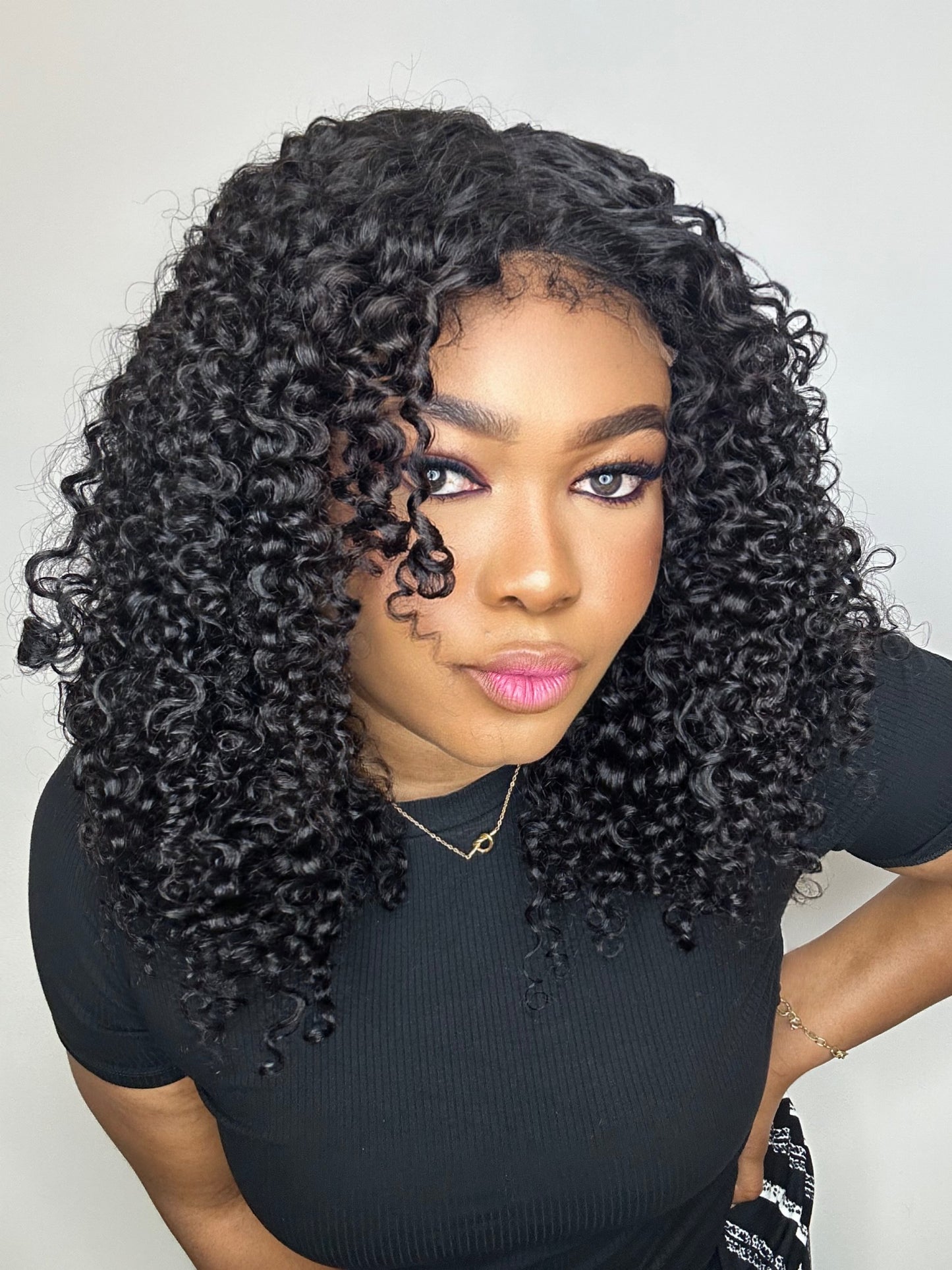 FAB KINKY COILS EDGE GLUELESS HD LACE WIG