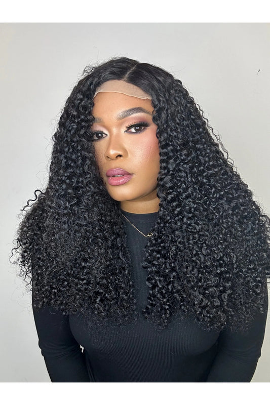 FAB DOUBLE DRAWN CUSTOM COILS LUXURY LACE WIG - Fab Beauty Supplies