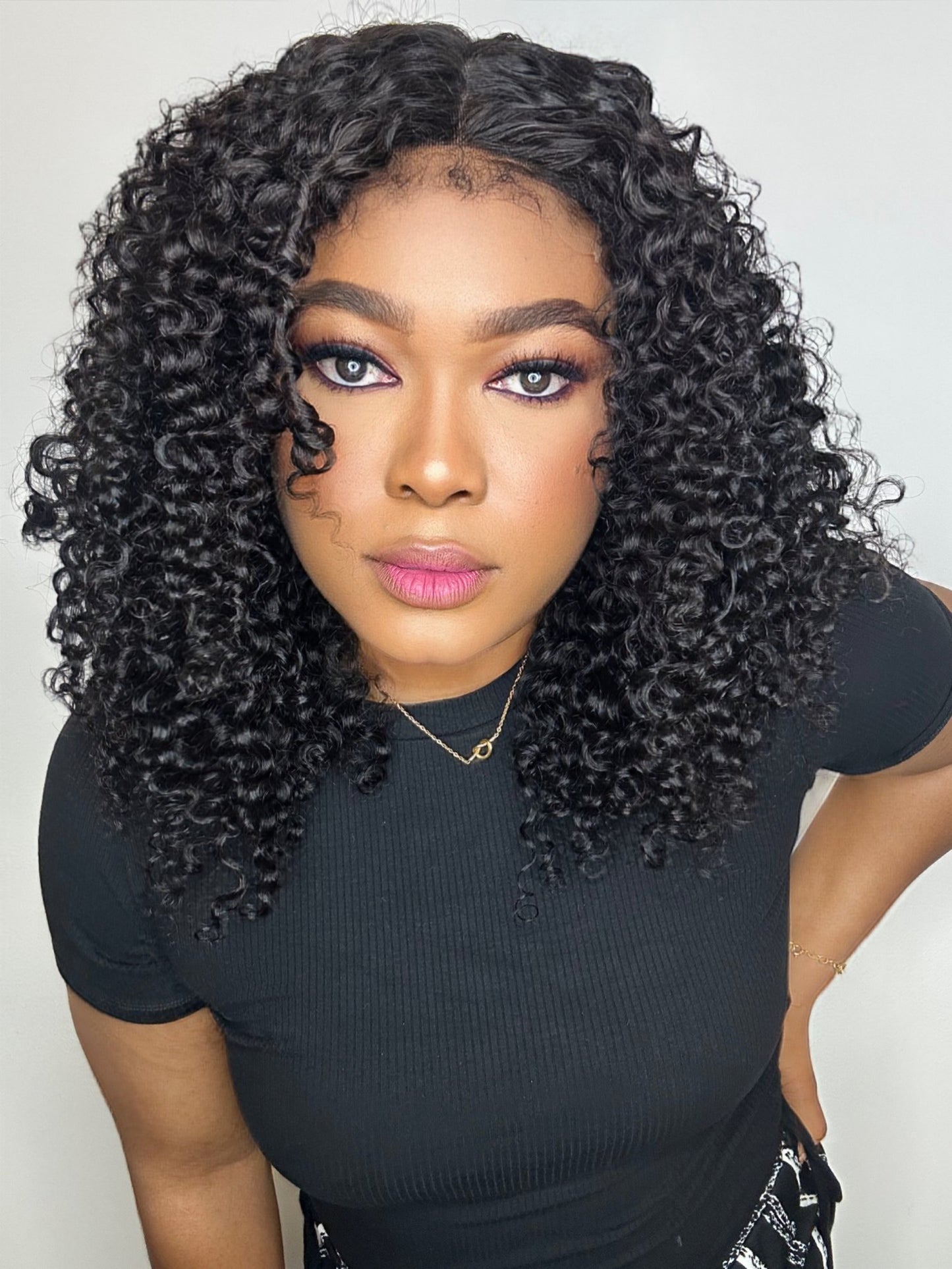 FAB KINKY COILS EDGE GLUELESS HD LACE WIG