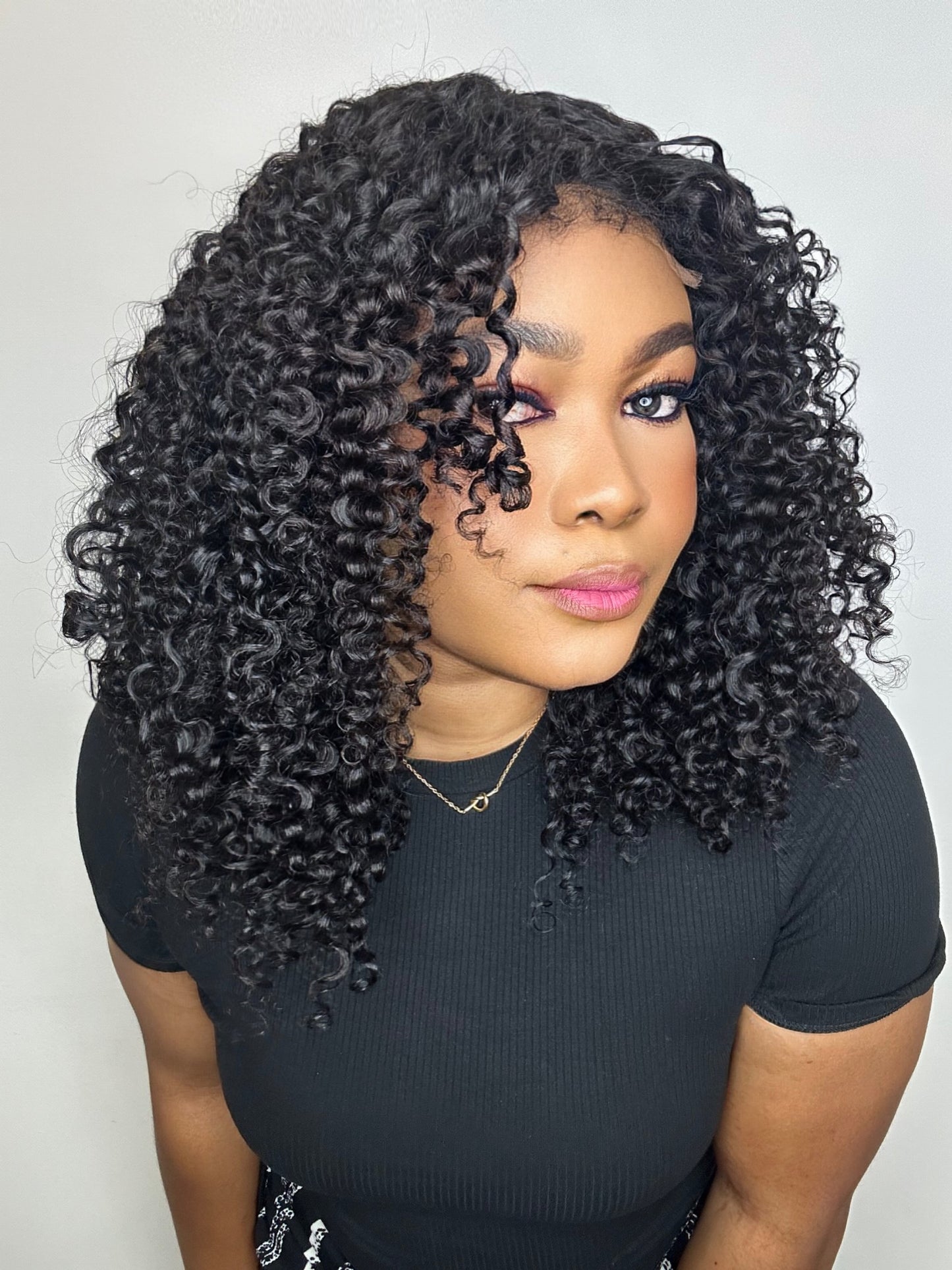 FAB KINKY COILS EDGE GLUELESS HD LACE WIG